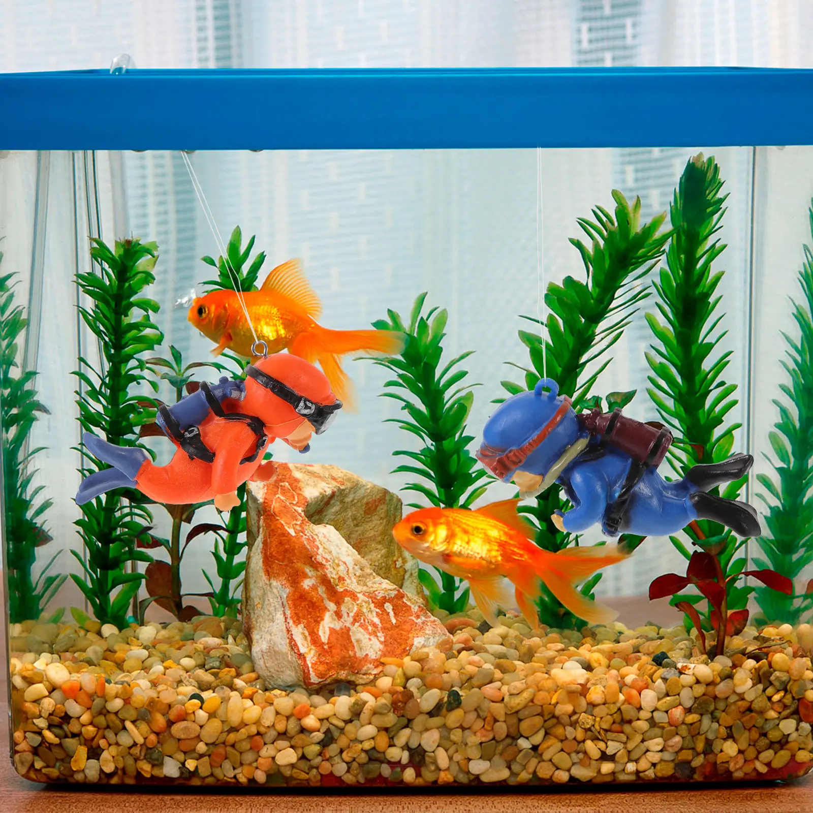 2 шт. реалистичные фигурки дайверов, плавающие украшения для аквариума, декор для аквариума, аксессуар для микроландшафта, декор для аквариума
2 шт. реалистичные фигурки дайверов, плавающие украшения для аквариума, декор для аквариума, аксессуар для микроландшафта, декор для аквариума