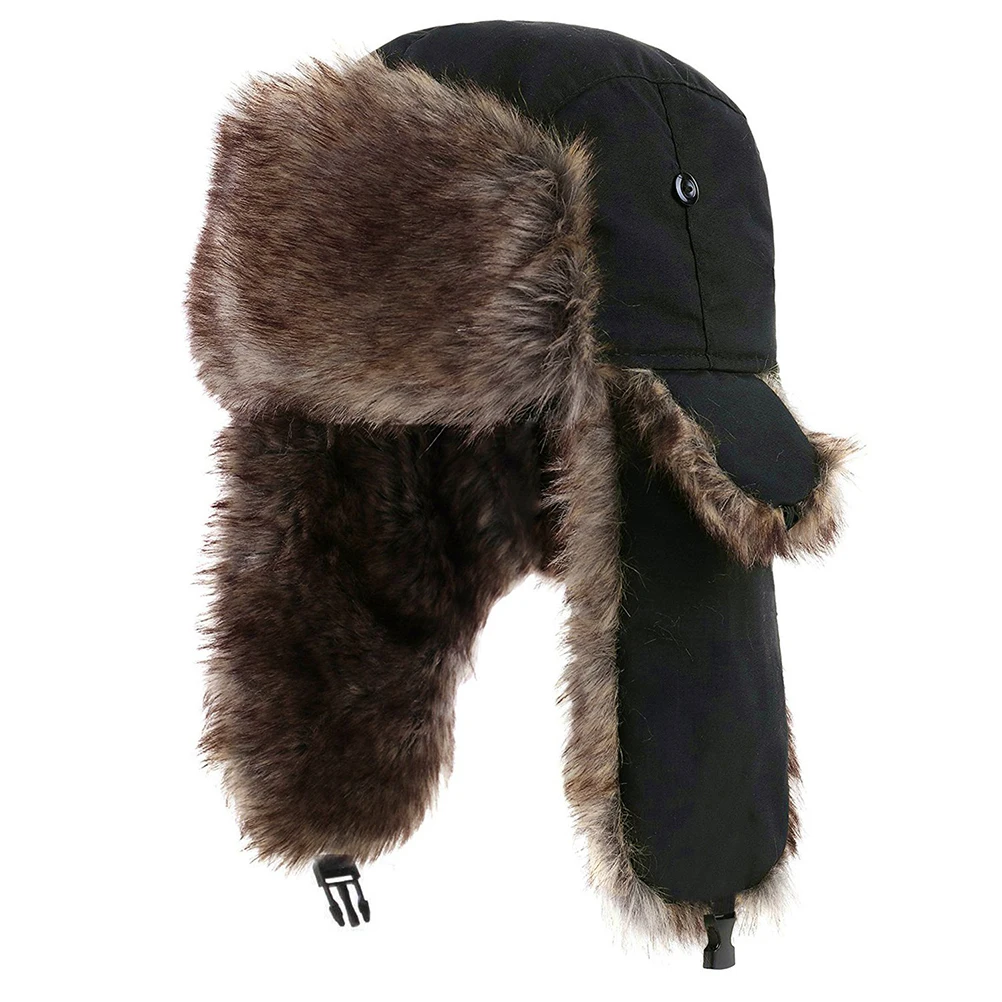 Unisex Winter Warm Hat Windproof Trapper Unisex Winter Warm Hat with Faux Earmuffs Windproof Trapper
Unisex Winter Warm Hat Windproof Trapper Unisex Winter Warm Hat with Faux Earmuffs Windproof Trapper