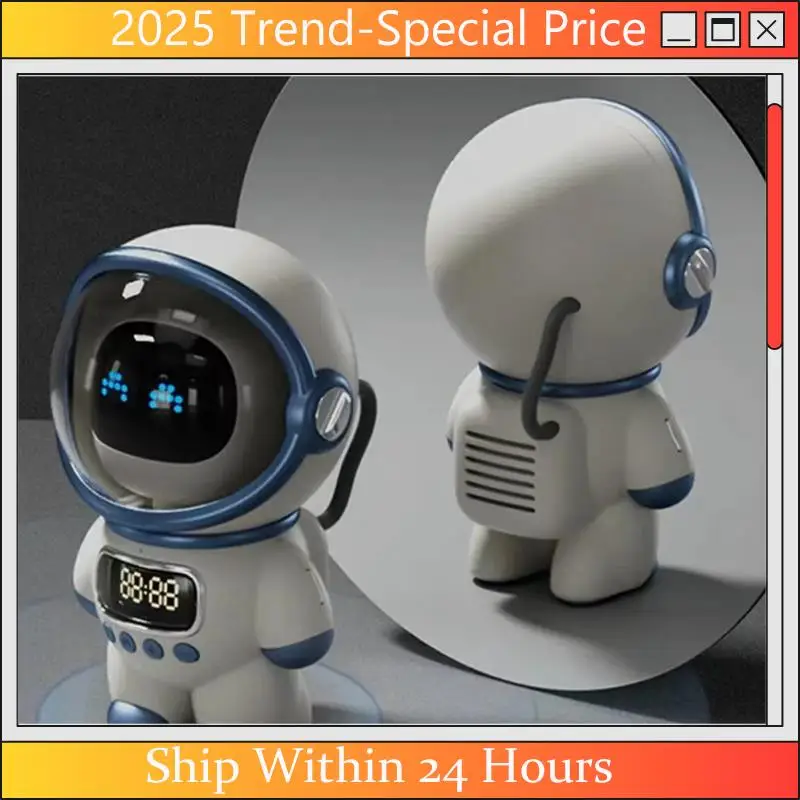 Smart AI Robot Wireless Bluetooth Speaker Sound Box Audio Alarm Clock FM Radio Forboy Girl Student Gift
Smart AI Robot Wireless Bluetooth Speaker Sound Box Audio Alarm Clock FM Radio Forboy Girl Student Gift