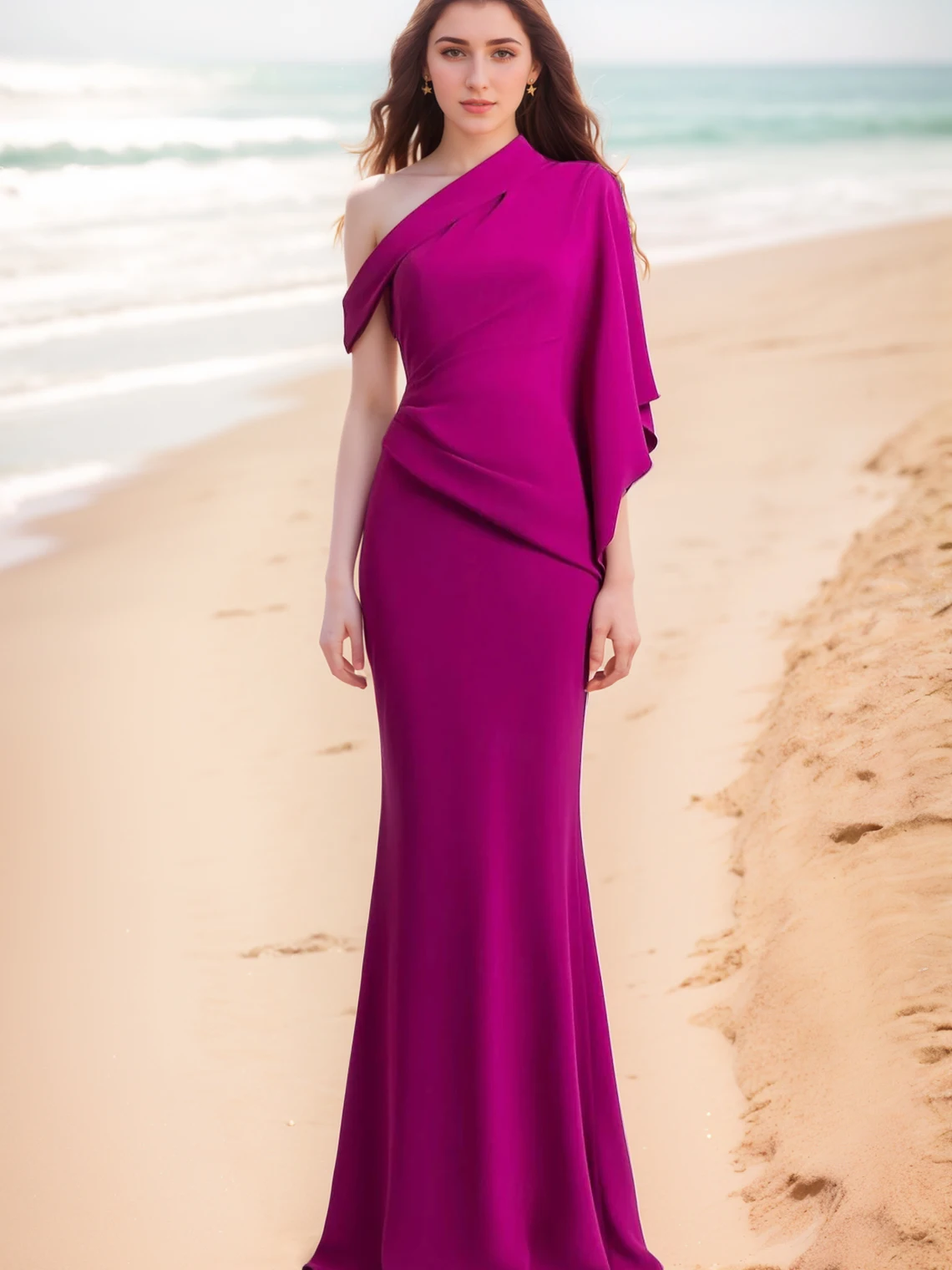 Elegant Mermaid Prom Evening Gown One Shoulder Chiffon Pleats Half Sleeve Floor Length Wedding Guest Dress 2025 Free Customized
Elegant Mermaid Prom Evening Gown One Shoulder Chiffon Pleats Half Sleeve Floor Length Wedding Guest Dress 2025 Free Customized