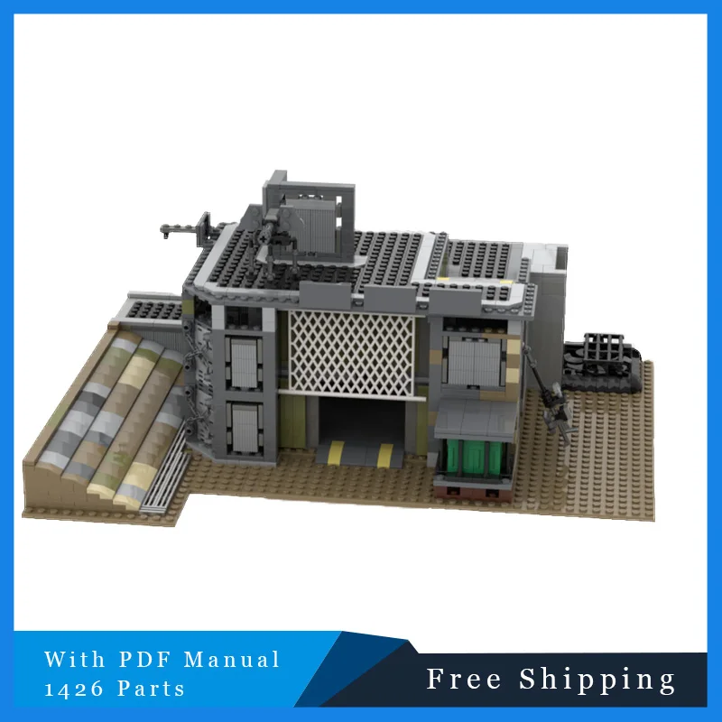 1426 PCS MOC Gray Defense System Fortress Block Bricks Model Educational DIY Assembly Toys Suit For Boys Birthday Christmas Gift
1426 PCS MOC Gray Defense System Fortress Block Bricks Model Educational DIY Assembly Toys Suit For Boys Birthday Christmas Gift