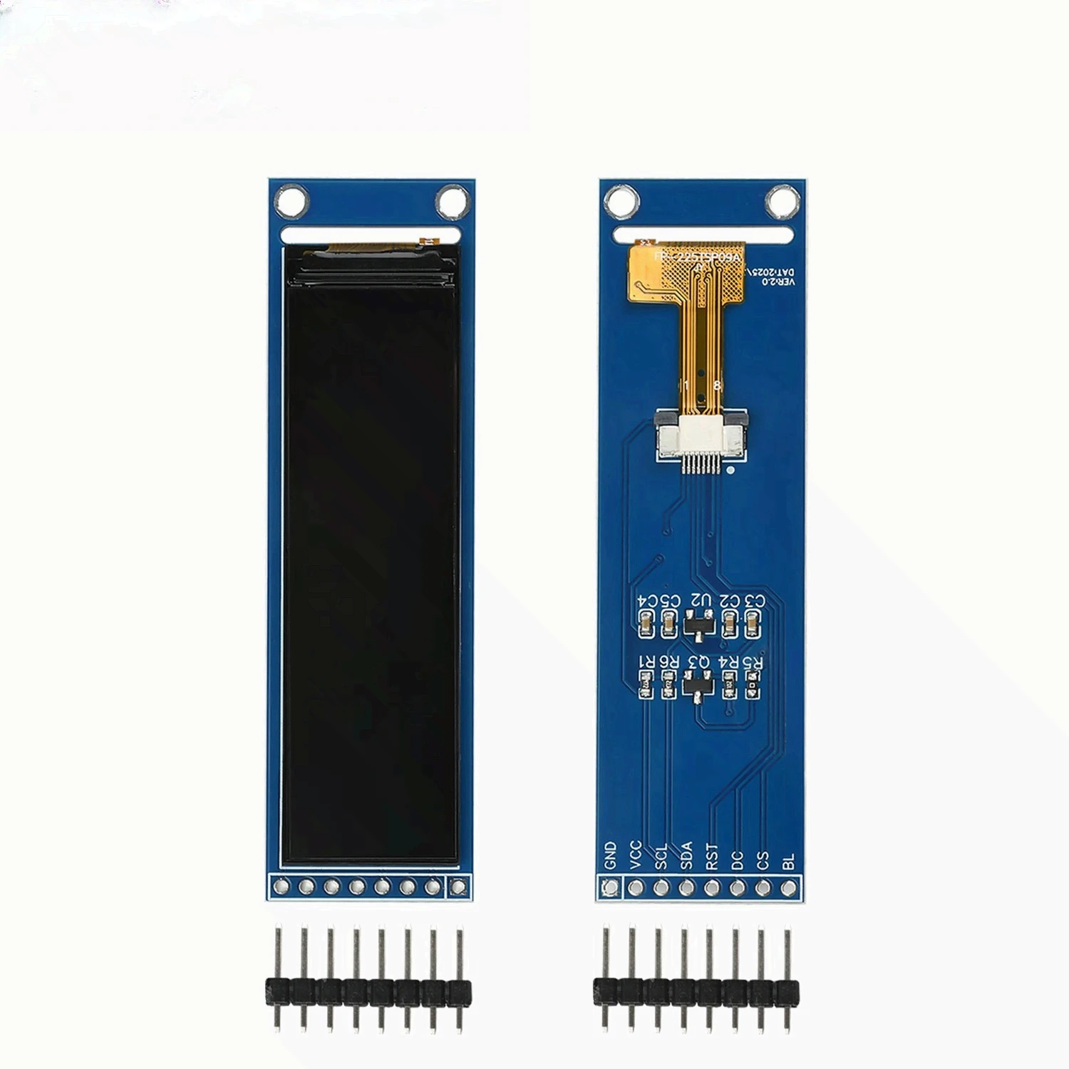 2.25 inch TFT liquid crystal display ST7789 module LCD full view SPI color screen 8 pin blue plate 76 * 284
2.25 inch TFT liquid crystal display ST7789 module LCD full view SPI color screen 8 pin blue plate 76 * 284