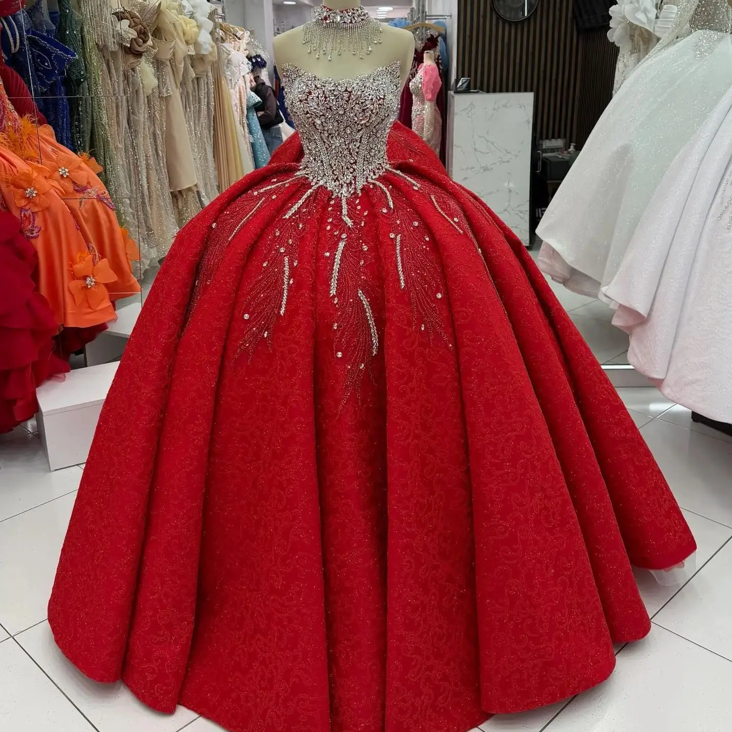 Glitter Quinceanera Dresses vestidos de 15 quinceañera 2026 Customized Puffy Prom Gown Strapless Crystals Wedding Party Dresses
Glitter Quinceanera Dresses vestidos de 15 quinceañera 2026 Customized Puffy Prom Gown Strapless Crystals Wedding Party Dresses