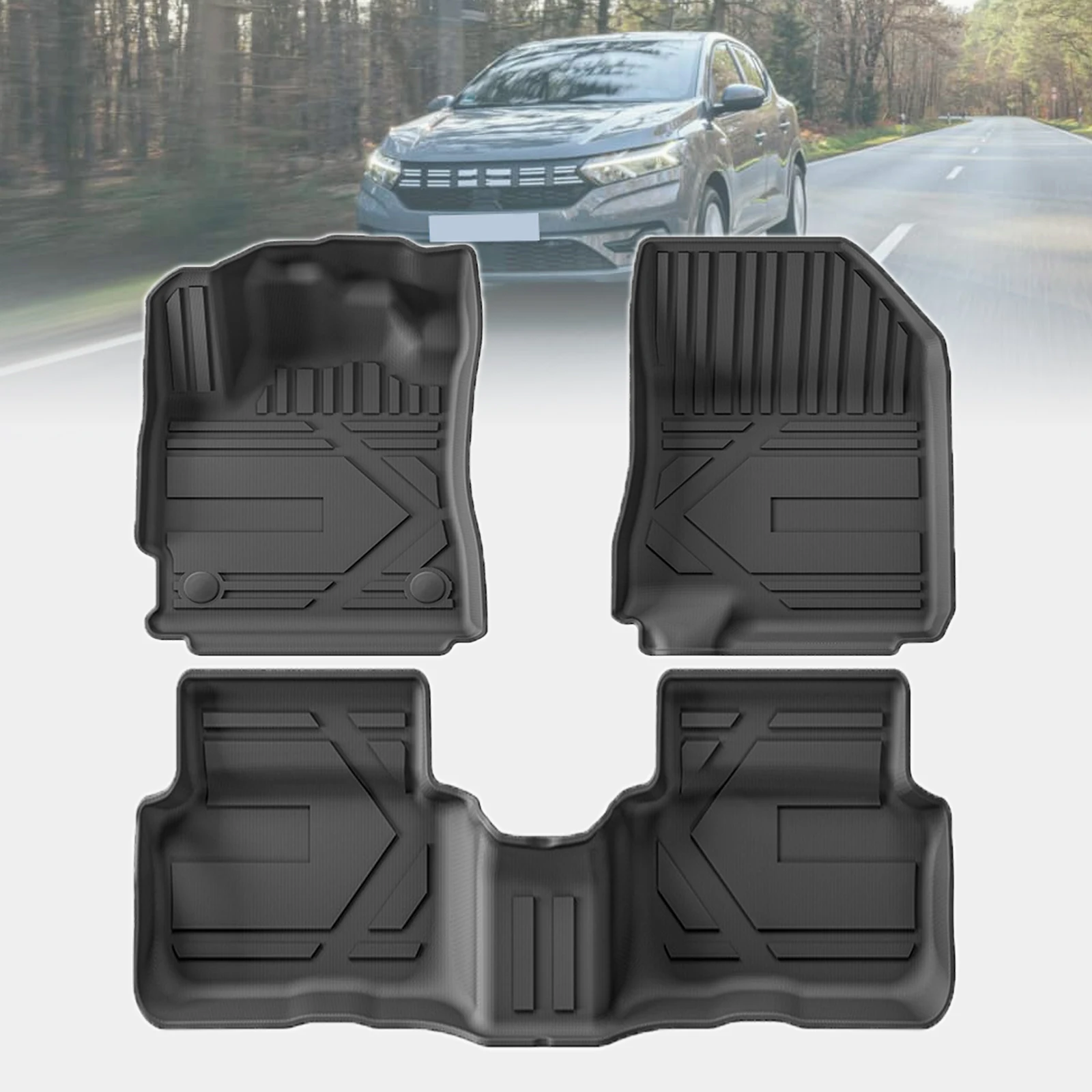 for Dacia Sandero / Renault 2020 2021 2022 2023 2024 2025 Dustproof Non-Slip TPE Car Floor Mats Accessories
for Dacia Sandero / Renault 2020 2021 2022 2023 2024 2025 Dustproof Non-Slip TPE Car Floor Mats Accessories