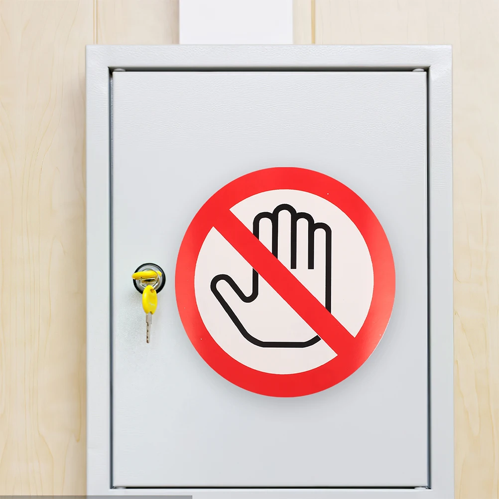 5Pcs Do Not Touch Sticker Safety Warning Sign 100mm Diameter Sign Stickers for Warehouse Equipment
5Pcs Do Not Touch Sticker Safety Warning Sign 100mm Diameter Sign Stickers for Warehouse Equipment