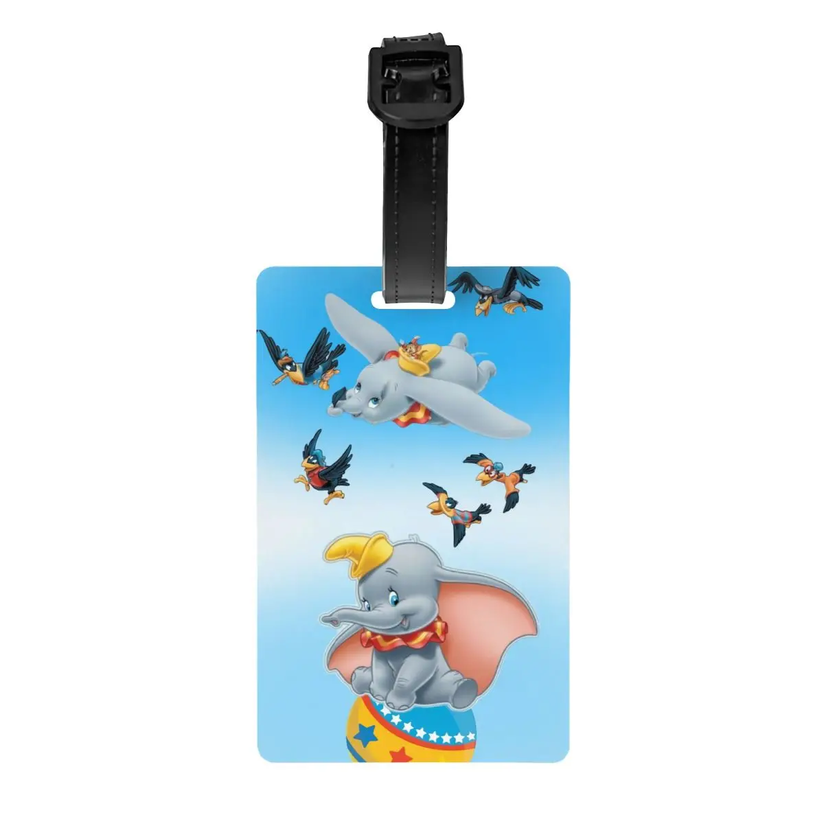 Custom Dumbo Cartoon Luggage Tag for Suitcases Elephant Privacy Cover ID Label
Custom Dumbo Cartoon Luggage Tag for Suitcases Elephant Privacy Cover ID Label