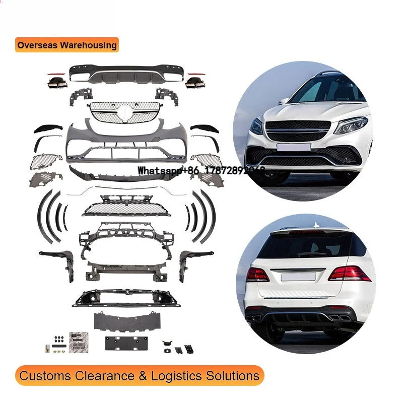 GLE63 Style W166 Body Kit for W166 GLE 2015 - 2019 Upgrade Front Rear Bumper Set Facelift Body Kit Parts
GLE63 Style W166 Body Kit for W166 GLE 2015 - 2019 Upgrade Front Rear Bumper Set Facelift Body Kit Parts