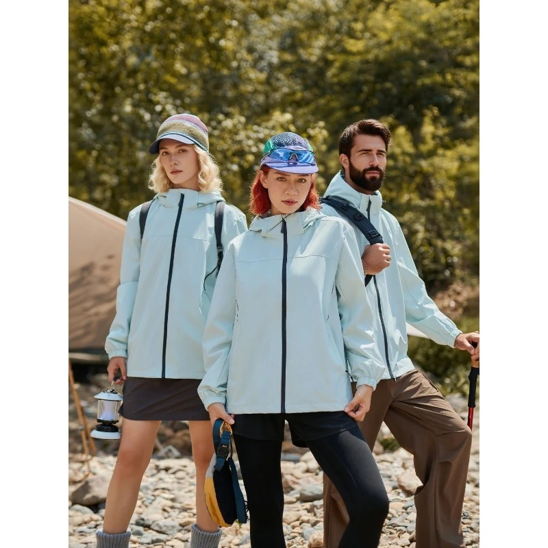 Men and Women Outdoor Jackets Spring and Autumn Light Windproof Waterproof Hiking Camping Hoodie Couple Casual Zipper Coat 
Men and Women Outdoor Jackets Spring and Autumn Light Windproof Waterproof Hiking Camping Hoodie Couple Casual Zipper Coat