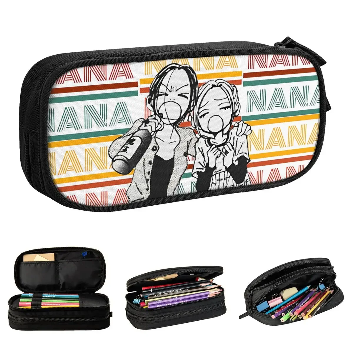 Nana Kawaii Pencil Cases Creative Osaki Anime Cartoon Pen Box Bags Girls Boys Large Storage Students School Zipper Pencilcases
Nana Kawaii Pencil Cases Creative Osaki Anime Cartoon Pen Box Bags Girls Boys Large Storage Students School Zipper Pencilcases