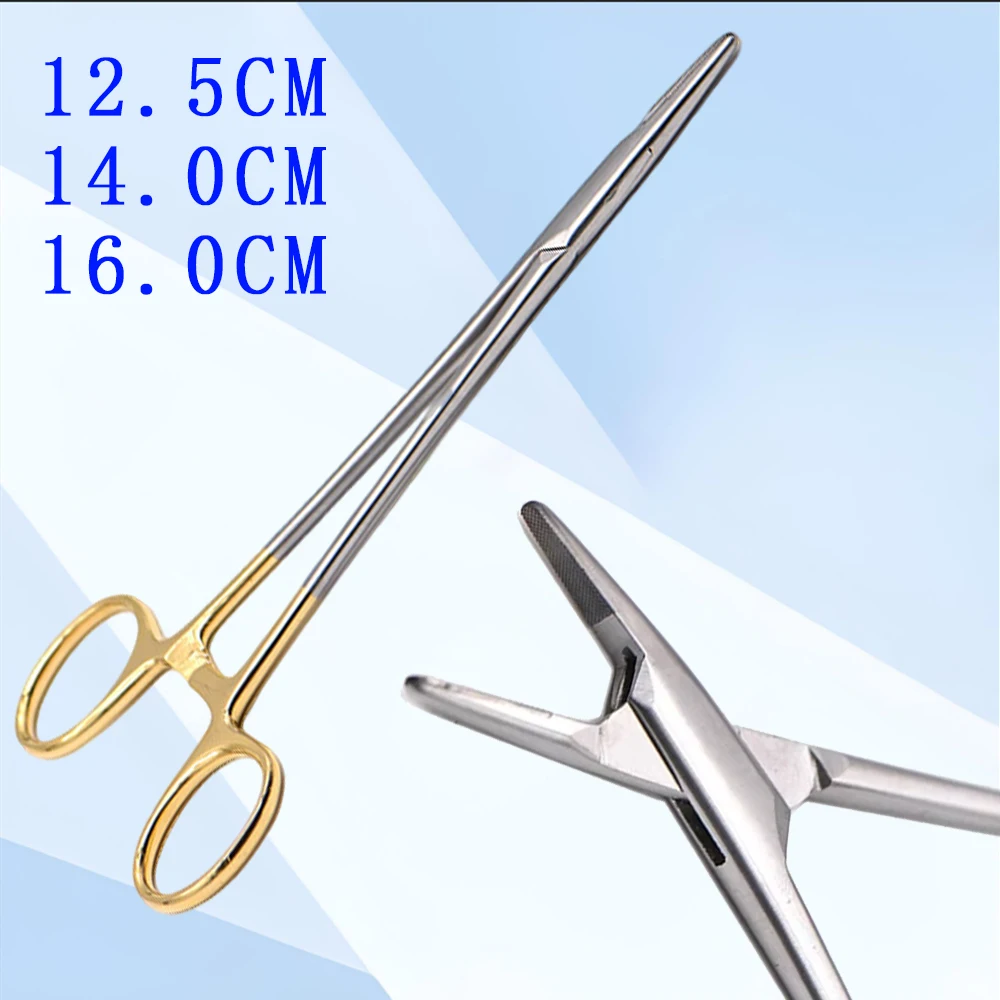Gold Dental Needle Holder Pliers 14Cm Orthodontic Surgical Instrument Mosquito Tweezer Dental Tools Professional Grade
Gold Dental Needle Holder Pliers 14Cm Orthodontic Surgical Instrument Mosquito Tweezer Dental Tools Professional Grade