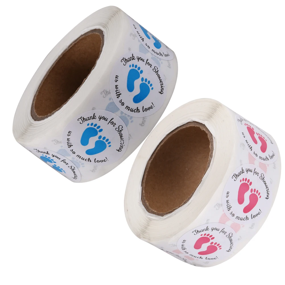 2PCS Label Stickers Footprint Stickers Self-Adhesive Pastes for Baby Shower Party Decoration (Blue, Pink)
2PCS Label Stickers Footprint Stickers Self-Adhesive Pastes for Baby Shower Party Decoration (Blue, Pink)