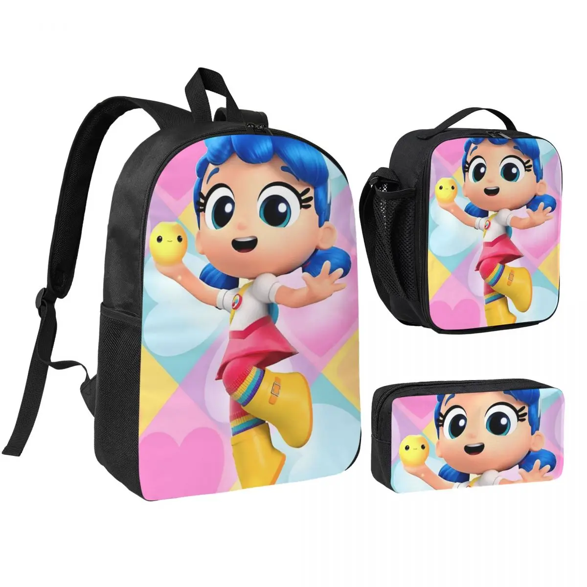 True And The Rainbow Kingdom Backpack Student BookBag School Bag Shoulder Bags 3ps Insulated Lunch Bag Pencil Case
True And The Rainbow Kingdom Backpack Student BookBag School Bag Shoulder Bags 3ps Insulated Lunch Bag Pencil Case