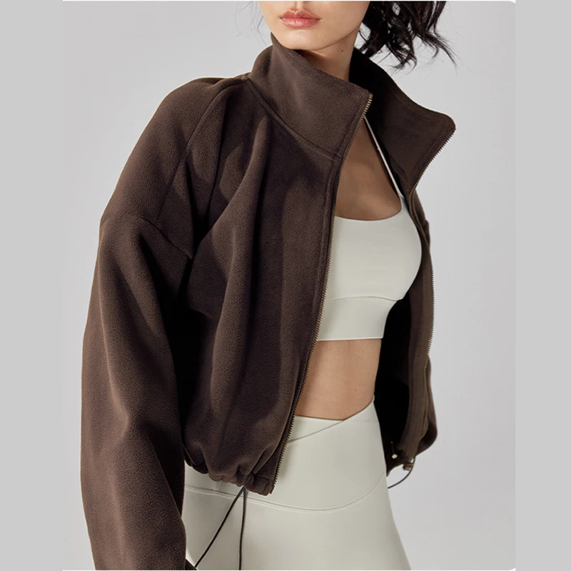 Европейский пуловер с высоким воротом, спортивный свитер для фитнеса, женский 2024, спортивная одежда, топ, костюм для йоги, оптовая продажа, новые женские куртки для йоги
Европейский пуловер с высоким воротом, спортивный свитер для фитнеса, женский 2024, спортивная одежда, топ, костюм для йоги, оптовая продажа, новые женские куртки для йоги