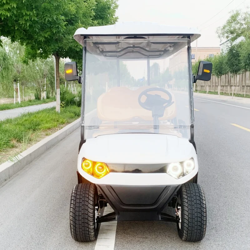 Wholesale Golf Course Car Luxury Electric Golf Cart With Lithium Battery Upholstered Seat 12-Inch Off-Road Tires Aluminum Wheels
Wholesale Golf Course Car Luxury Electric Golf Cart With Lithium Battery Upholstered Seat 12-Inch Off-Road Tires Aluminum Wheels