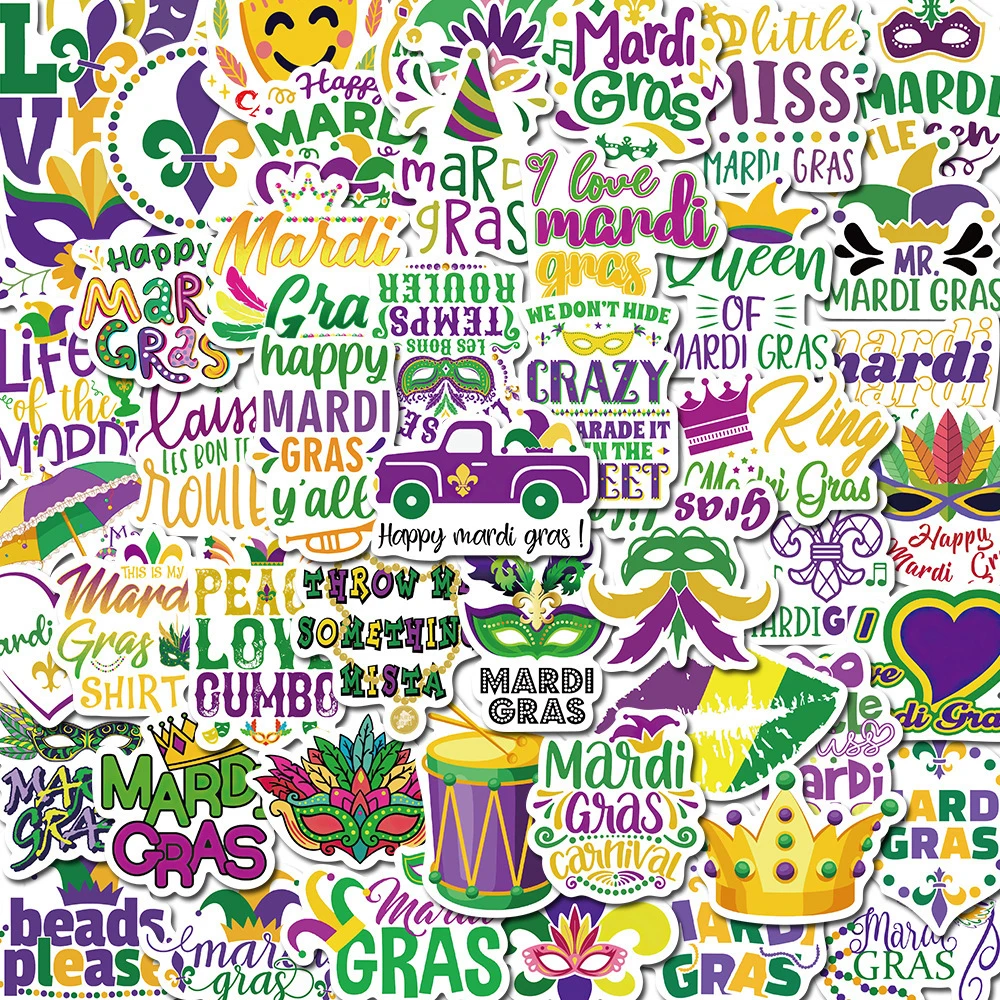10/30/50pcs Cute Mardi Gras Aesthetic Stickers Decals DIY Phone Suitcase Skateboard Car Bike Cartoon Waterproof Graffiti Sticker
10/30/50pcs Cute Mardi Gras Aesthetic Stickers Decals DIY Phone Suitcase Skateboard Car Bike Cartoon Waterproof Graffiti Sticker