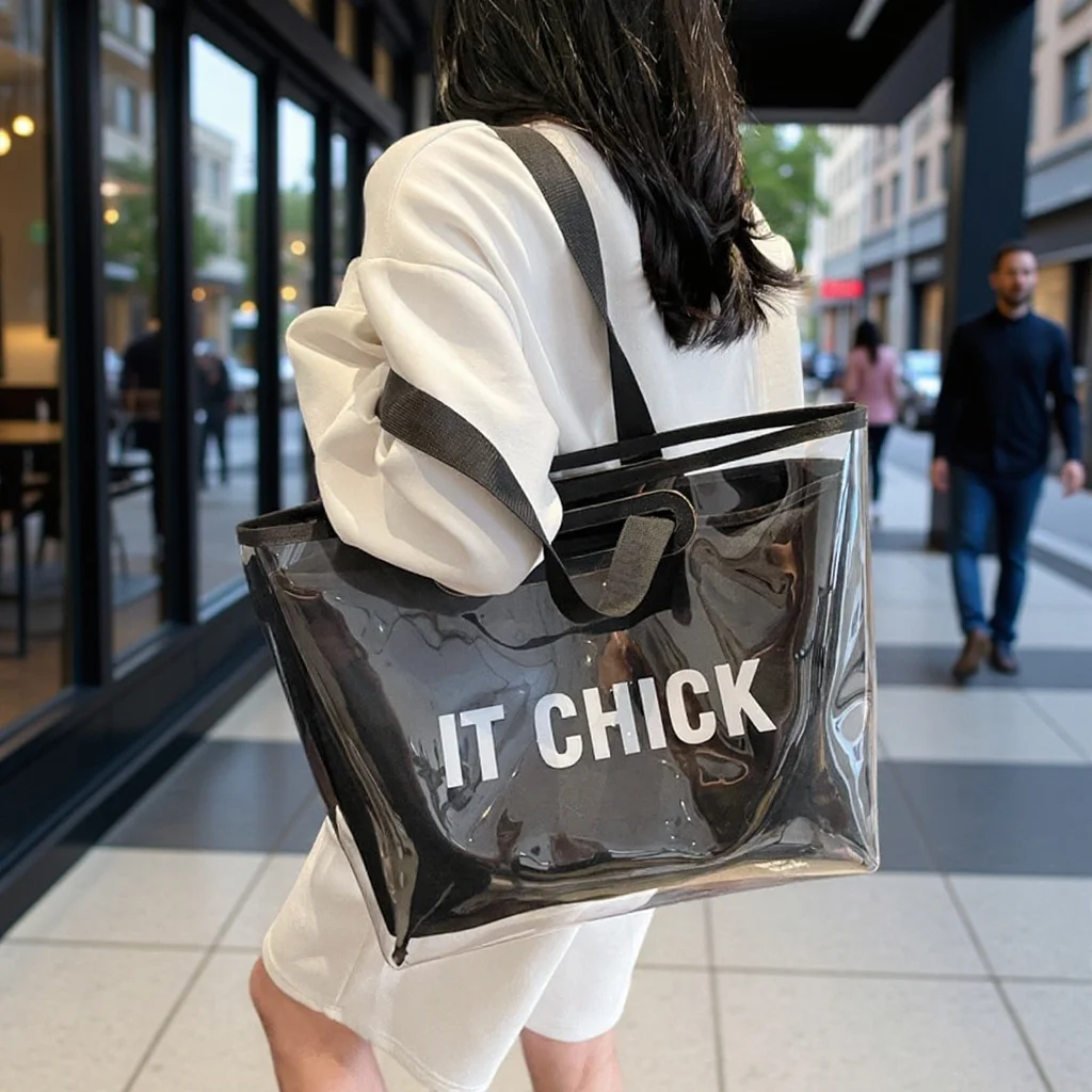 Jelly Bag, Letter Temperament Shopping Tooth Tote Bag Crossbody Bags for Women
Jelly Bag, Letter Temperament Shopping Tooth Tote Bag Crossbody Bags for Women
