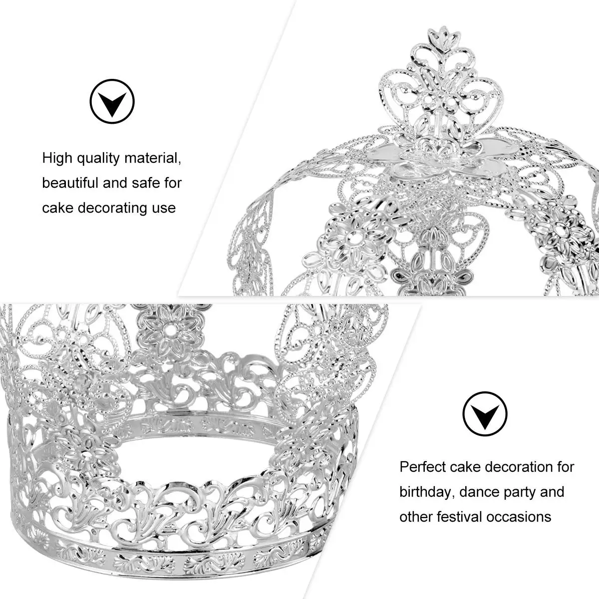 Elegant Crown Birthday Cake Decor Silver Princess Party Headgear Toppers Dessert Decorations for Women Cake Crown
Elegant Crown Birthday Cake Decor Silver Princess Party Headgear Toppers Dessert Decorations for Women Cake Crown