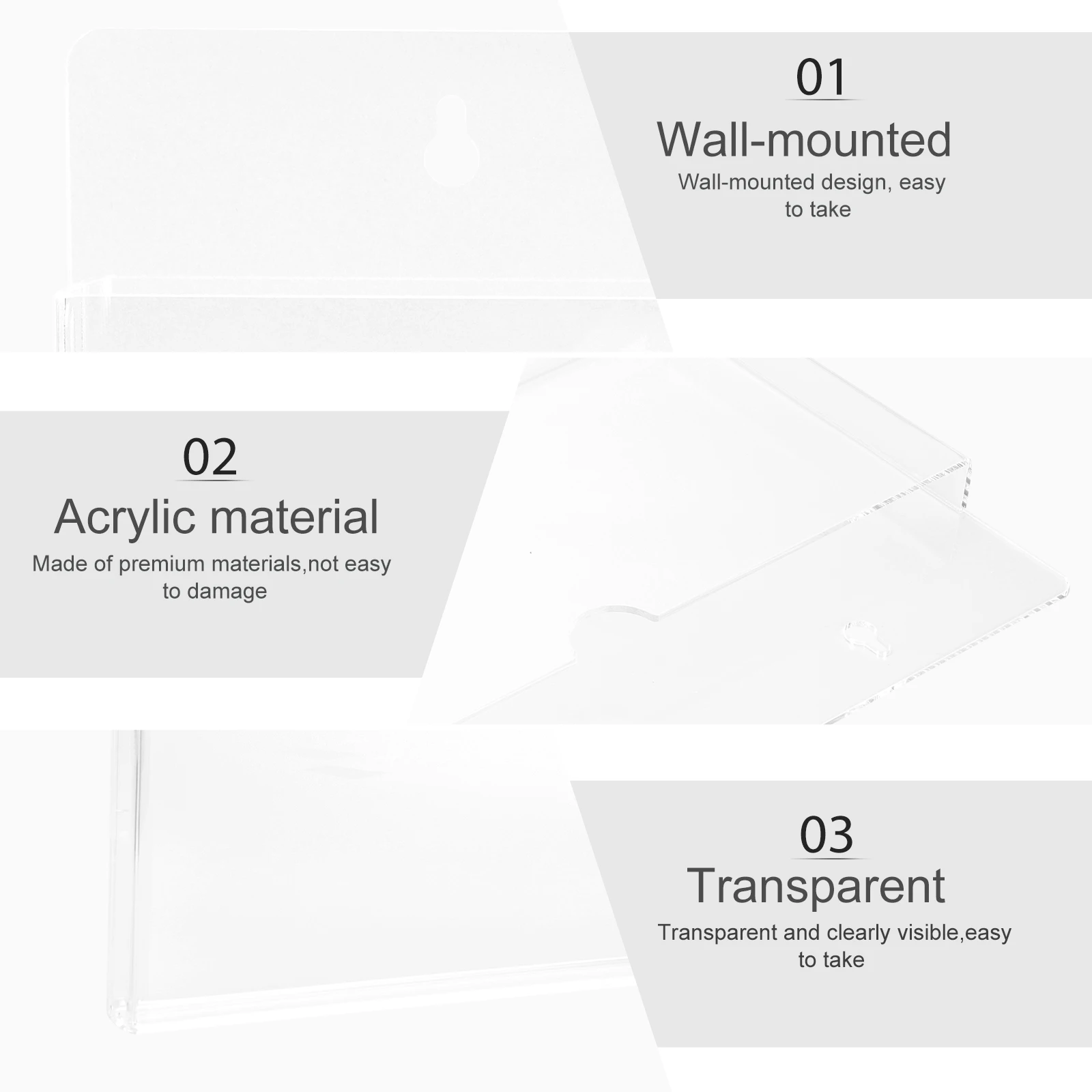Mounted Transparent Acrylic Box A4 Storage ganizer Document Holder Lightweight Office Home Use Wall Hung Storage Box For
Mounted Transparent Acrylic Box A4 Storage ganizer Document Holder Lightweight Office Home Use Wall Hung Storage Box For