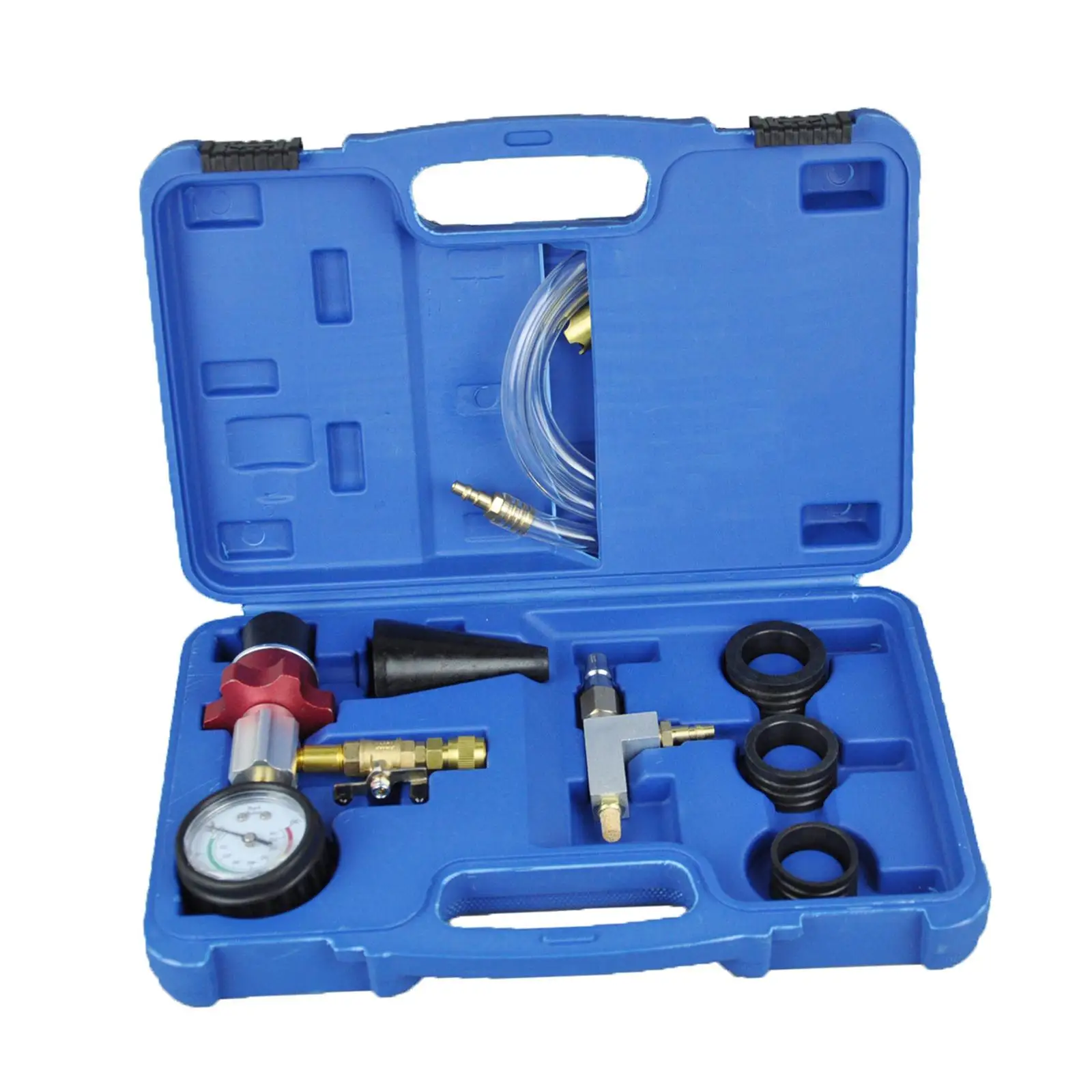 Набор для вакуумной заправки охлаждающей жидкости, многофункциональный, с тройником для замены, портативный тестер давления охлаждающей жидкости, для ремонтных мастерских
Набор для вакуумной заправки охлаждающей жидкости, многофункциональный, с тройником для замены, портативный тестер давления охлаждающей жидкости, для ремонтных мастерских