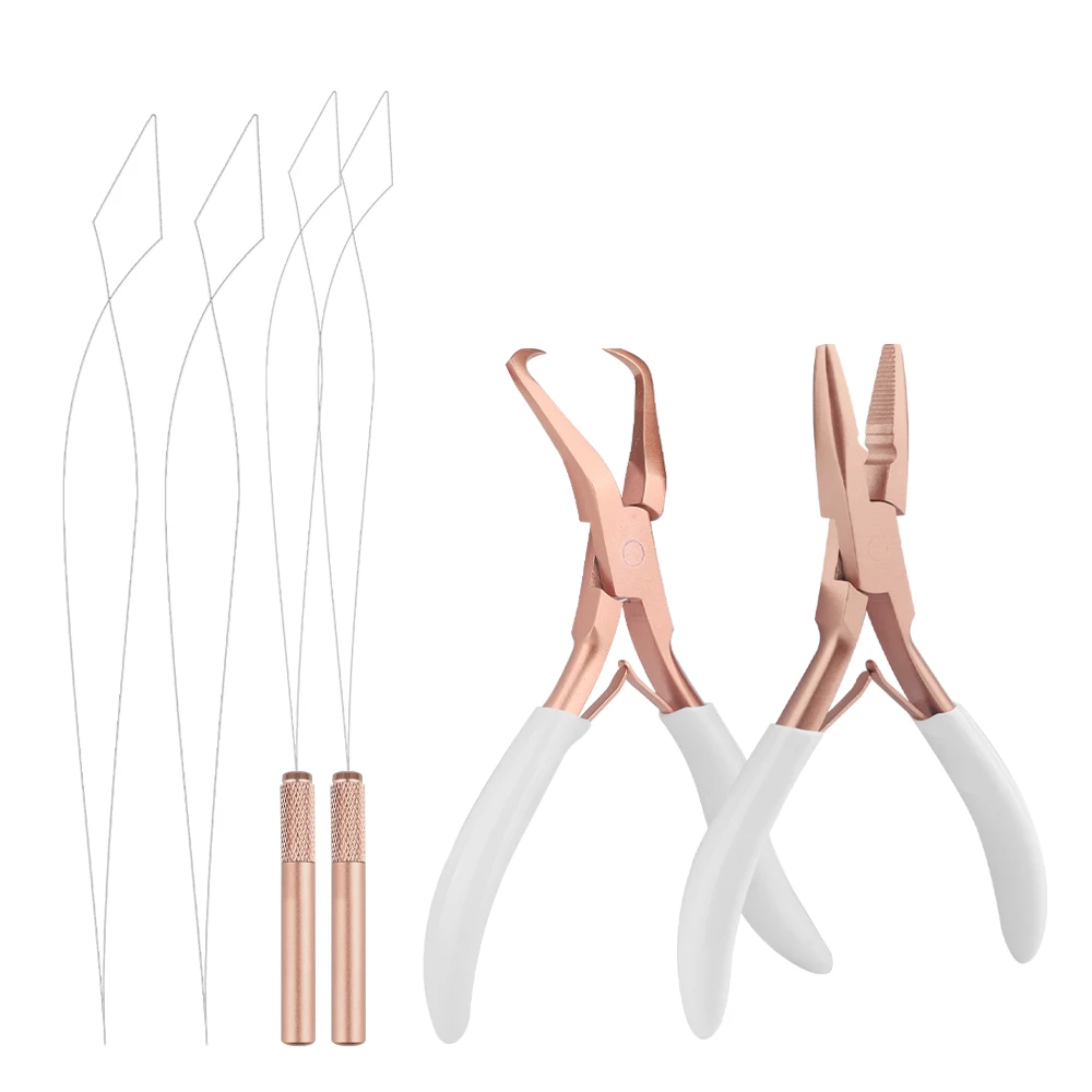 Lanshii Hair Extension Micro Ring Kit – Installation Pliers, Remover Pliers & Hair Extension Bead Tool
Lanshii Hair Extension Micro Ring Kit – Installation Pliers, Remover Pliers & Hair Extension Bead Tool