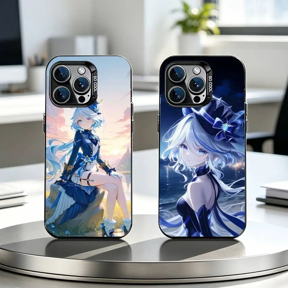 Genshin Impact Furina Phone Case For iPhone 17,16,15,14,13,12,11 Plus,Colorful Silver Phone case Funda Cover
Genshin Impact Furina Phone Case For iPhone 17,16,15,14,13,12,11 Plus,Colorful Silver Phone case Funda Cover