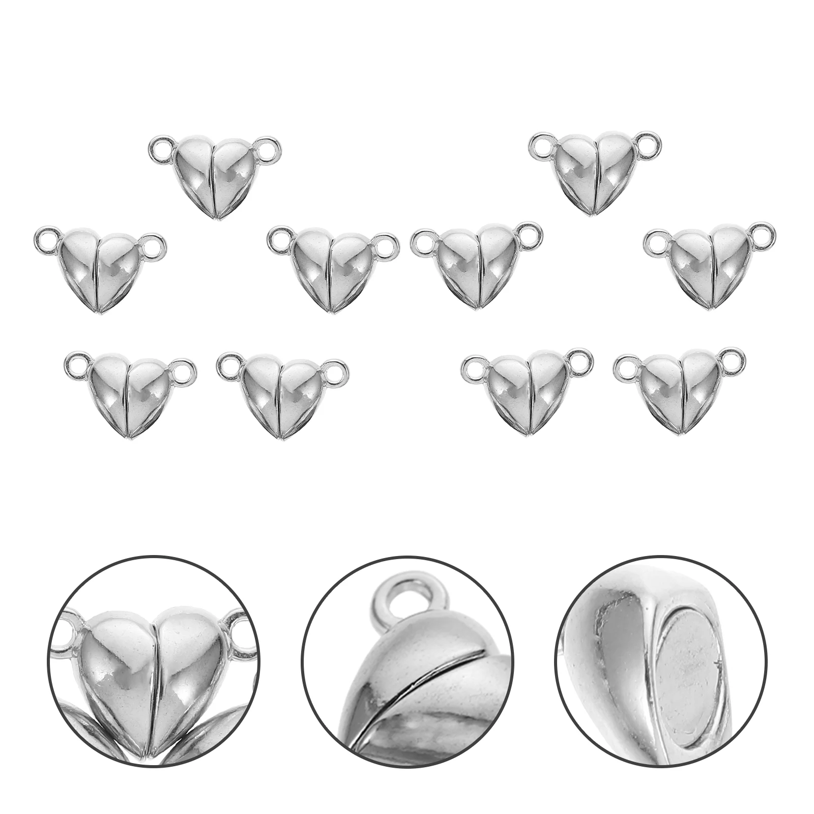 10 Pair Magnetic Buckle Accessories Necklace Jewelry Making Material Gift Charm Pendant Alloy Creative Lovers
10 Pair Magnetic Buckle Accessories Necklace Jewelry Making Material Gift Charm Pendant Alloy Creative Lovers