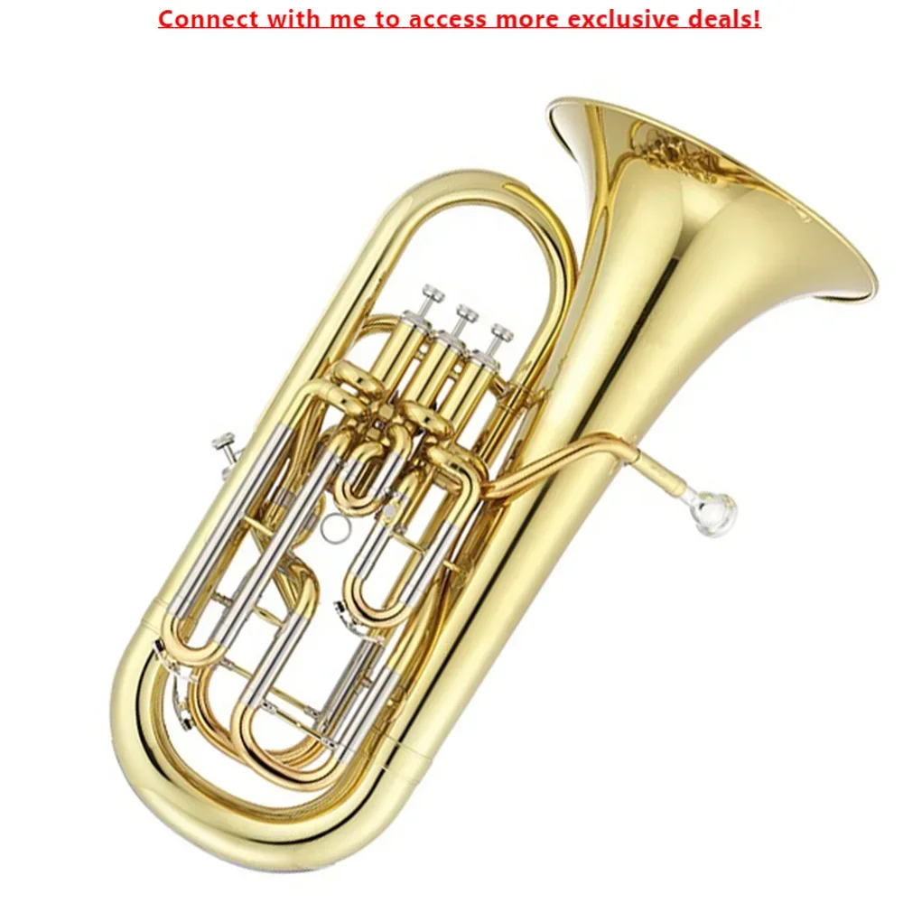 SEASOUND OEM Высококачественное золото 3+1 поршни компенсация стиля эуфония JYEP7433
SEASOUND OEM Высококачественное золото 3+1 поршни компенсация стиля эуфония JYEP7433