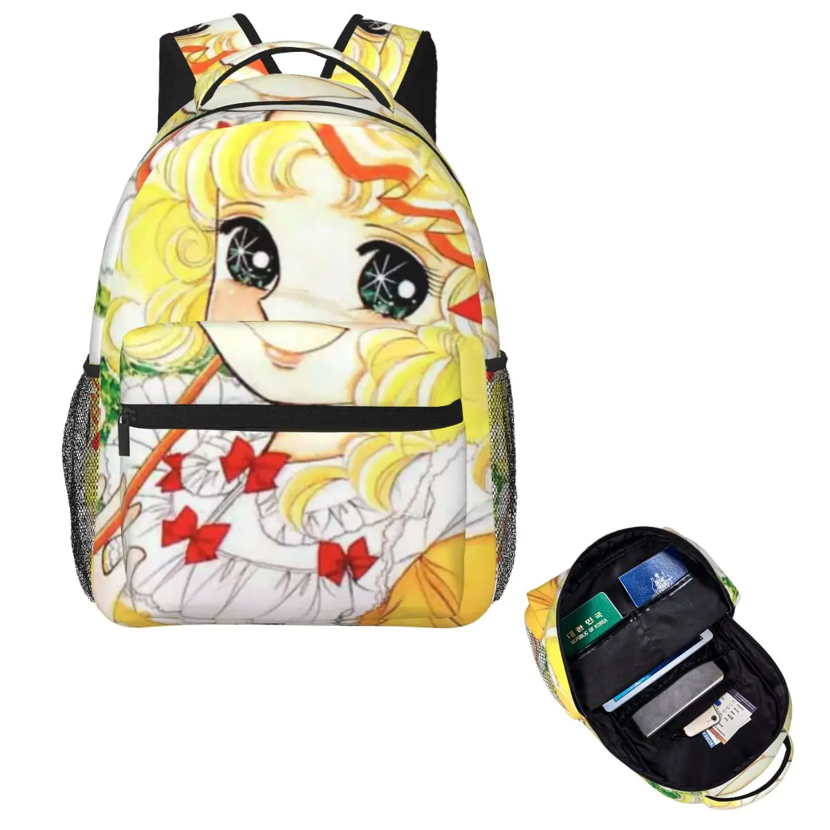Candy Candy Anime Backpack Hot Sale Daypack Large Capacity Kids BookBag School Bag Shoulder Bags for Men Women
Candy Candy Anime Backpack Hot Sale Daypack Large Capacity Kids BookBag School Bag Shoulder Bags for Men Women