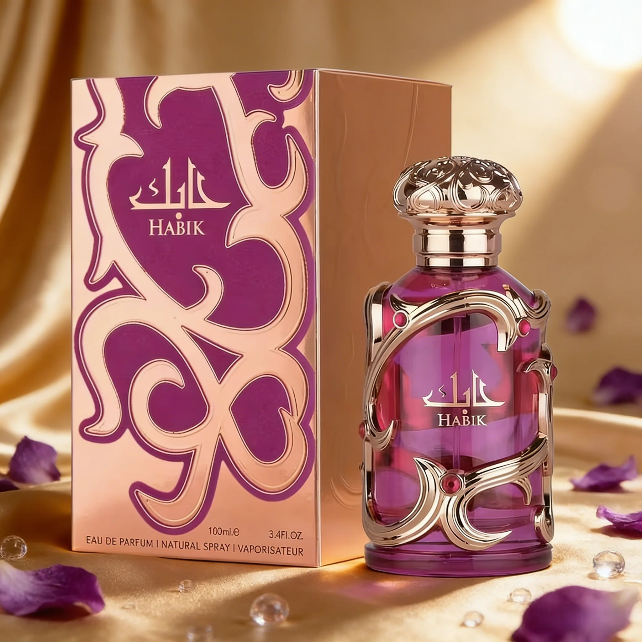Habik Eau de Parfum 100ml, Rich Oriental Floral Spicy Women's Perfume, Long Lasting Luxury Fragrance, Perfect Holiday Gift
Habik Eau de Parfum 100ml, Rich Oriental Floral Spicy Women's Perfume, Long Lasting Luxury Fragrance, Perfect Holiday Gift