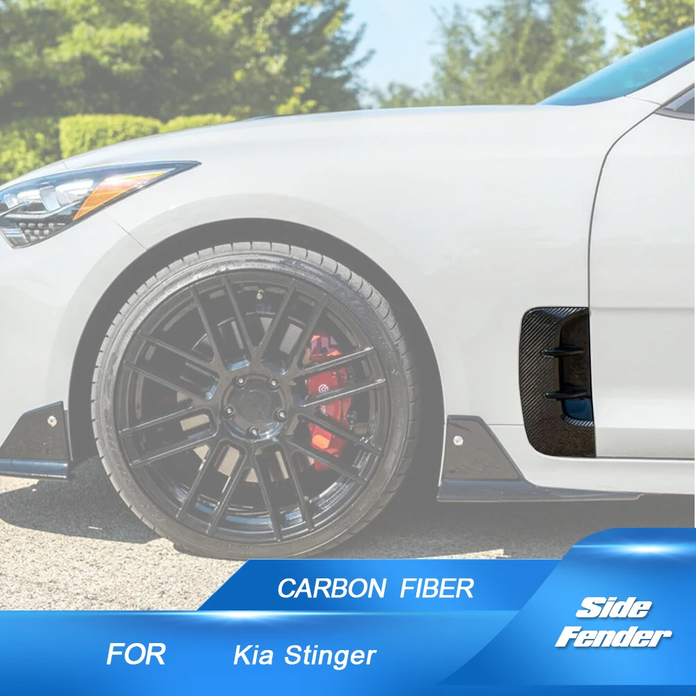 Carbon Fiber Side Fender Vent for Kia Stinger 2018-2023 Car Side Fender Cover Air Intake Scoop Cover Trim Front Side Vent
Carbon Fiber Side Fender Vent for Kia Stinger 2018-2023 Car Side Fender Cover Air Intake Scoop Cover Trim Front Side Vent
