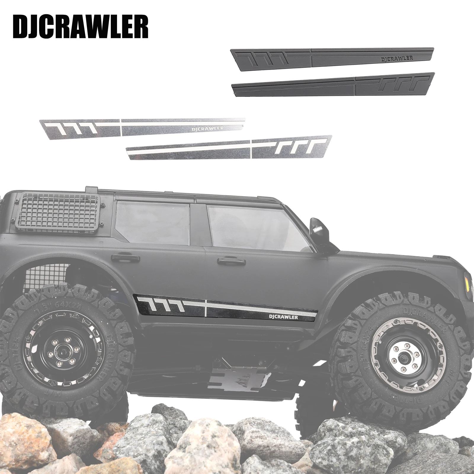 DJC 1/18 Side Decoration Mirror Stainless Steel Sheet Metal Scratch Plate for TRX-4M BRONCO RC Car TRX4M Upgrade Accessories
DJC 1/18 Side Decoration Mirror Stainless Steel Sheet Metal Scratch Plate for TRX-4M BRONCO RC Car TRX4M Upgrade Accessories