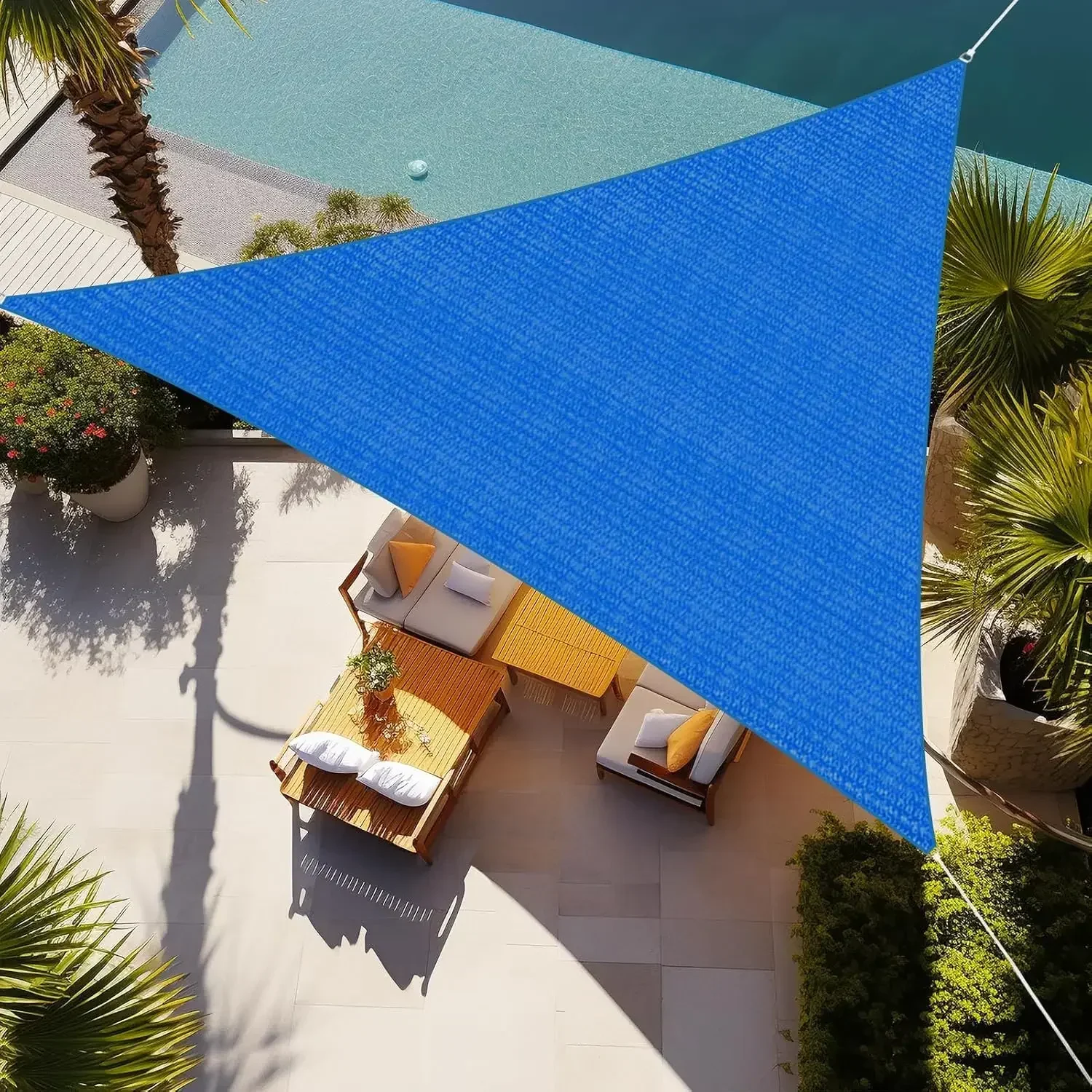 Треугольный солнцезащитный тент Custom Sun Shade Sail 26'x26'x26' для патио, с защитой от УФ-лучей, дышащий, для сада и активного отдыха, синий
Треугольный солнцезащитный тент Custom Sun Shade Sail 26'x26'x26' для патио, с защитой от УФ-лучей, дышащий, для сада и активного отдыха, синий