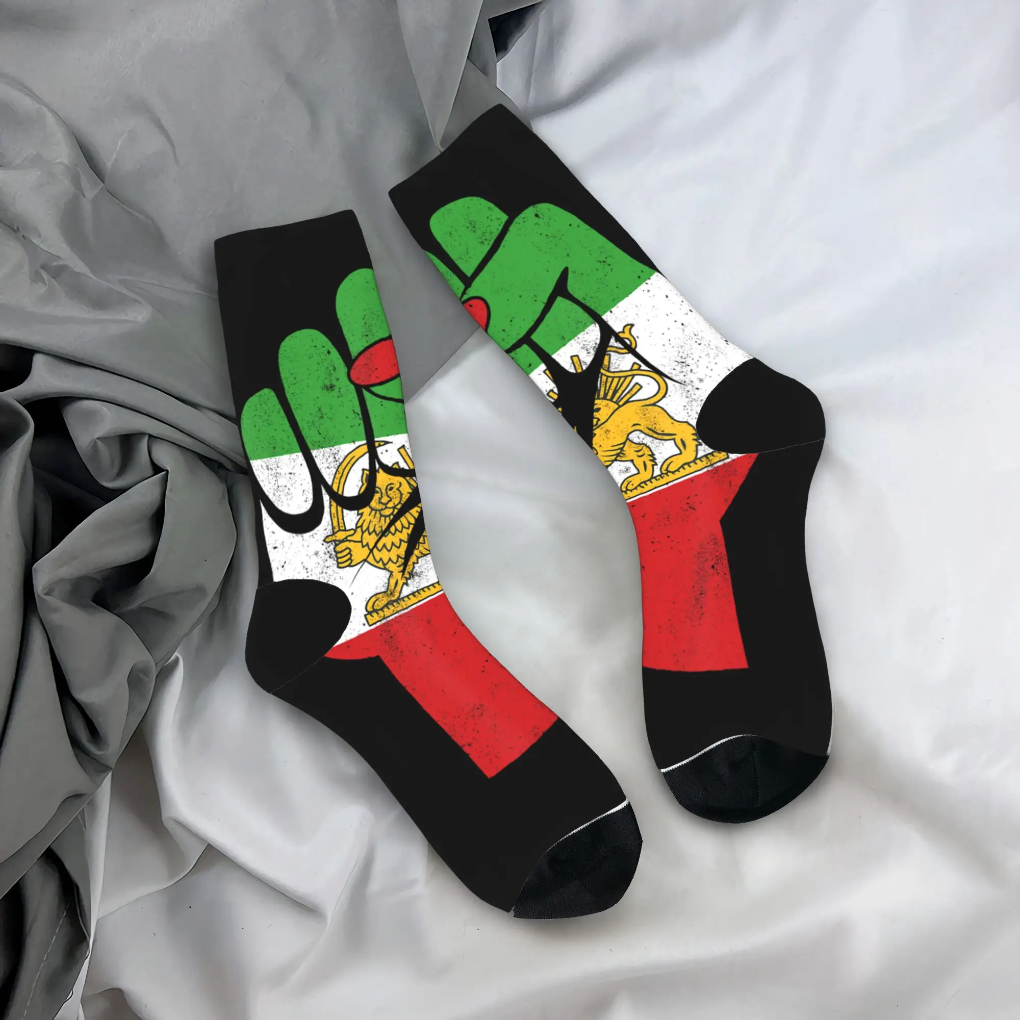 Iranian Flag Iran Lion Stockings Men's Socks Soft Gothic Socks Spring Climbing Anti Bacterial Design Socks Gift
Iranian Flag Iran Lion Stockings Men's Socks Soft Gothic Socks Spring Climbing Anti Bacterial Design Socks Gift