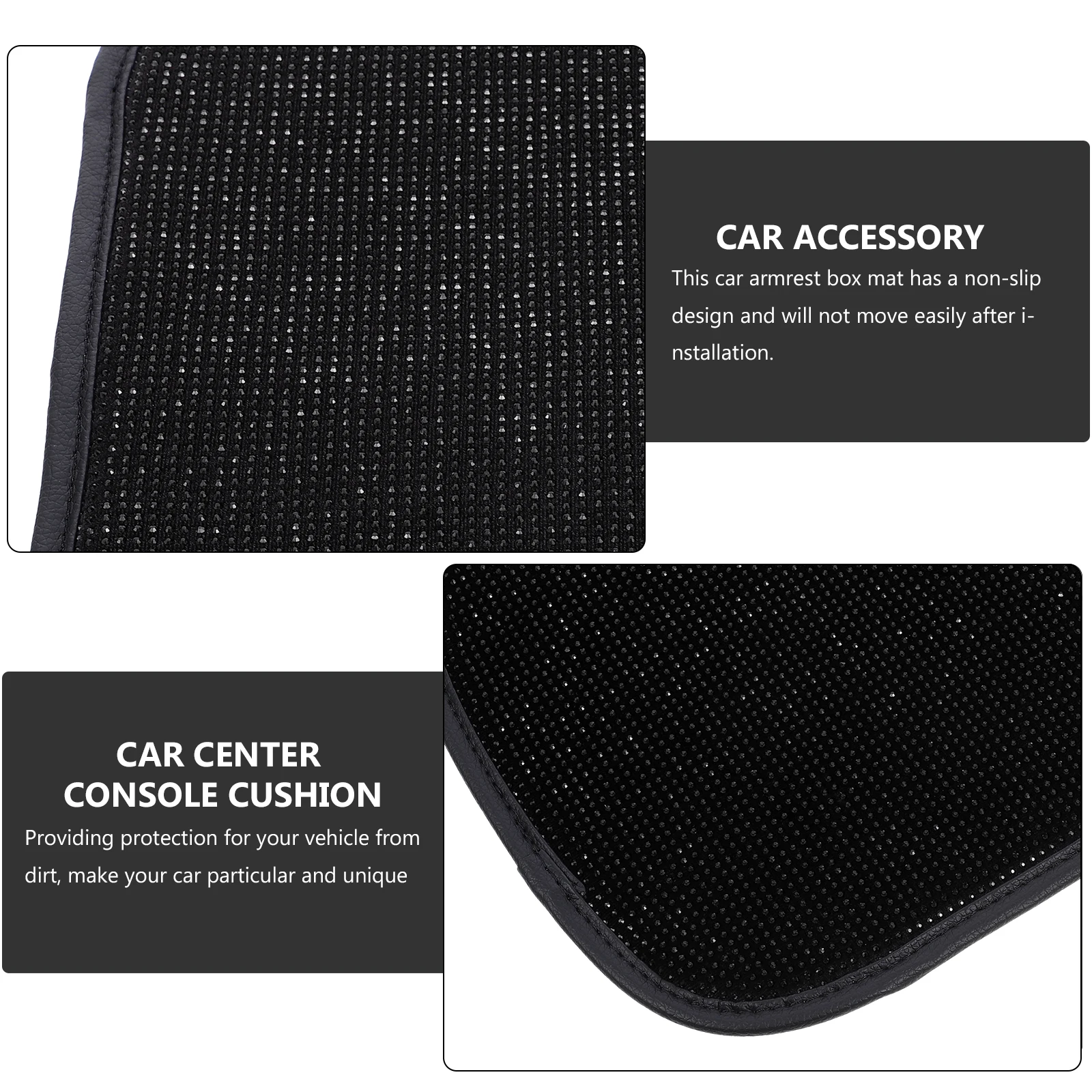 Car Armrest Box Cover Rhinestone Velvet Cool Breathable Console Protector Anti Scratch Easy Install Car Accessory
Car Armrest Box Cover Rhinestone Velvet Cool Breathable Console Protector Anti Scratch Easy Install Car Accessory