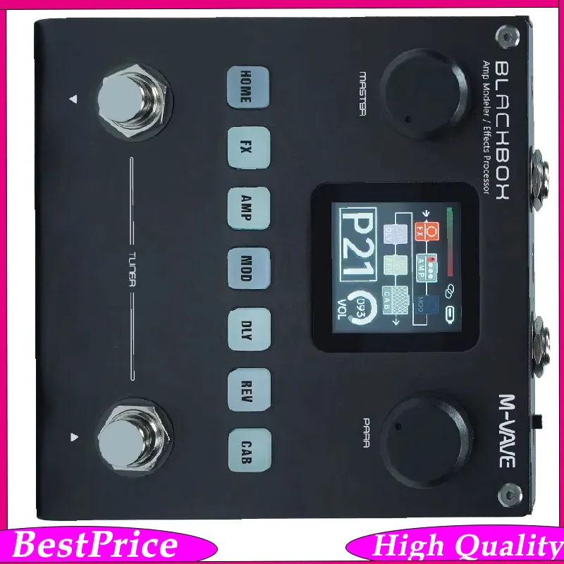 M-VAVE Blackbox Pro Modeler|128 Guitar/Bass Presets|20H Rechargeable|Stage & Street FX Processor
M-VAVE Blackbox Pro Modeler|128 Guitar/Bass Presets|20H Rechargeable|Stage & Street FX Processor