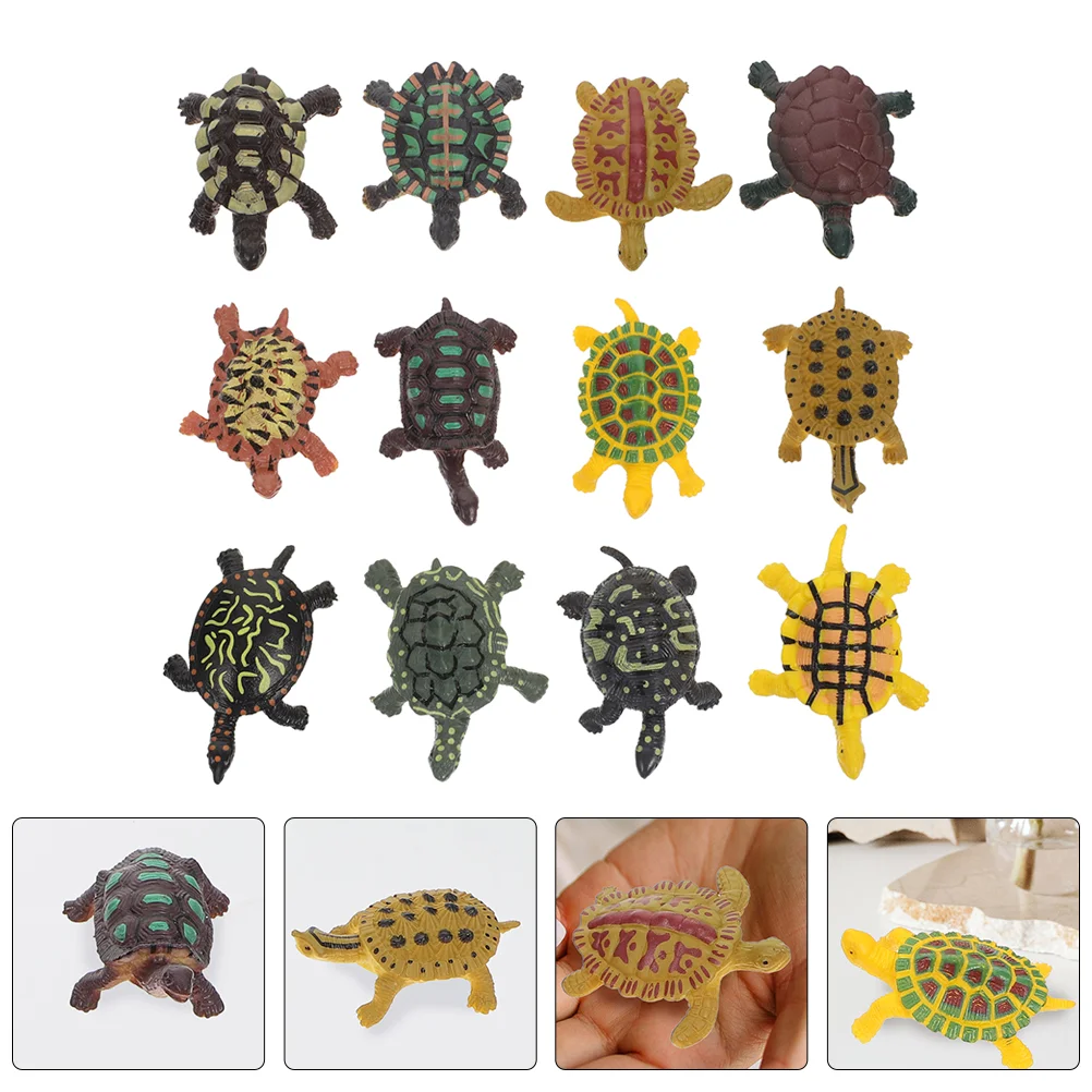 24 Pcs Simulation Turtle Toys Statue Tiny Animal Figurines Sea turtle Turtles Party Favors Plastic Lawn Ornaments Child
24 Pcs Simulation Turtle Toys Statue Tiny Animal Figurines Sea turtle Turtles Party Favors Plastic Lawn Ornaments Child