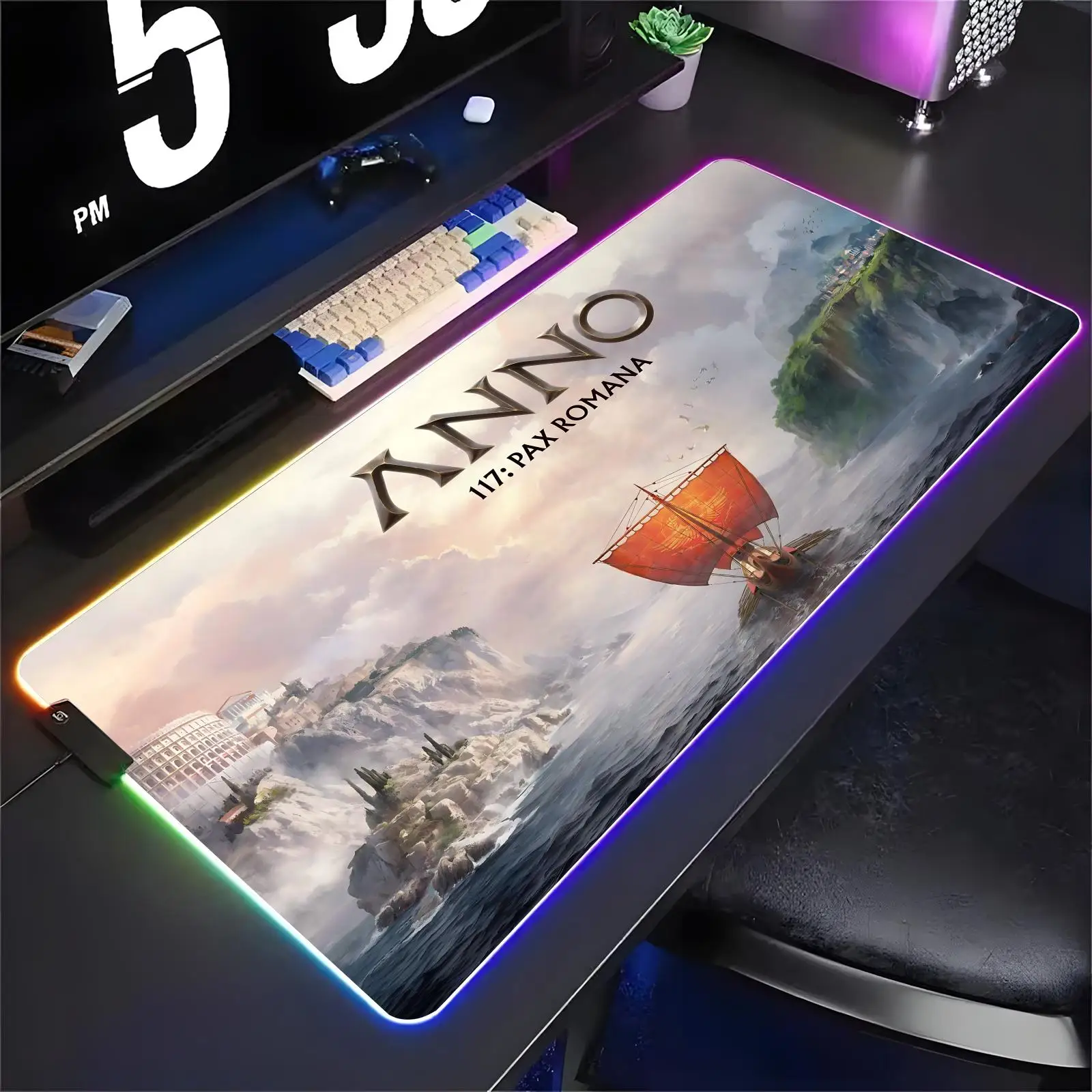 Anno 117 Pax Romana XXL RGB Gaming Mouse Pad Large Gaming Mousepad Keyboard Gamer Mouse Pad Laptop Desk Mat RGBMouse Mats
Anno 117 Pax Romana XXL RGB Gaming Mouse Pad Large Gaming Mousepad Keyboard Gamer Mouse Pad Laptop Desk Mat RGBMouse Mats