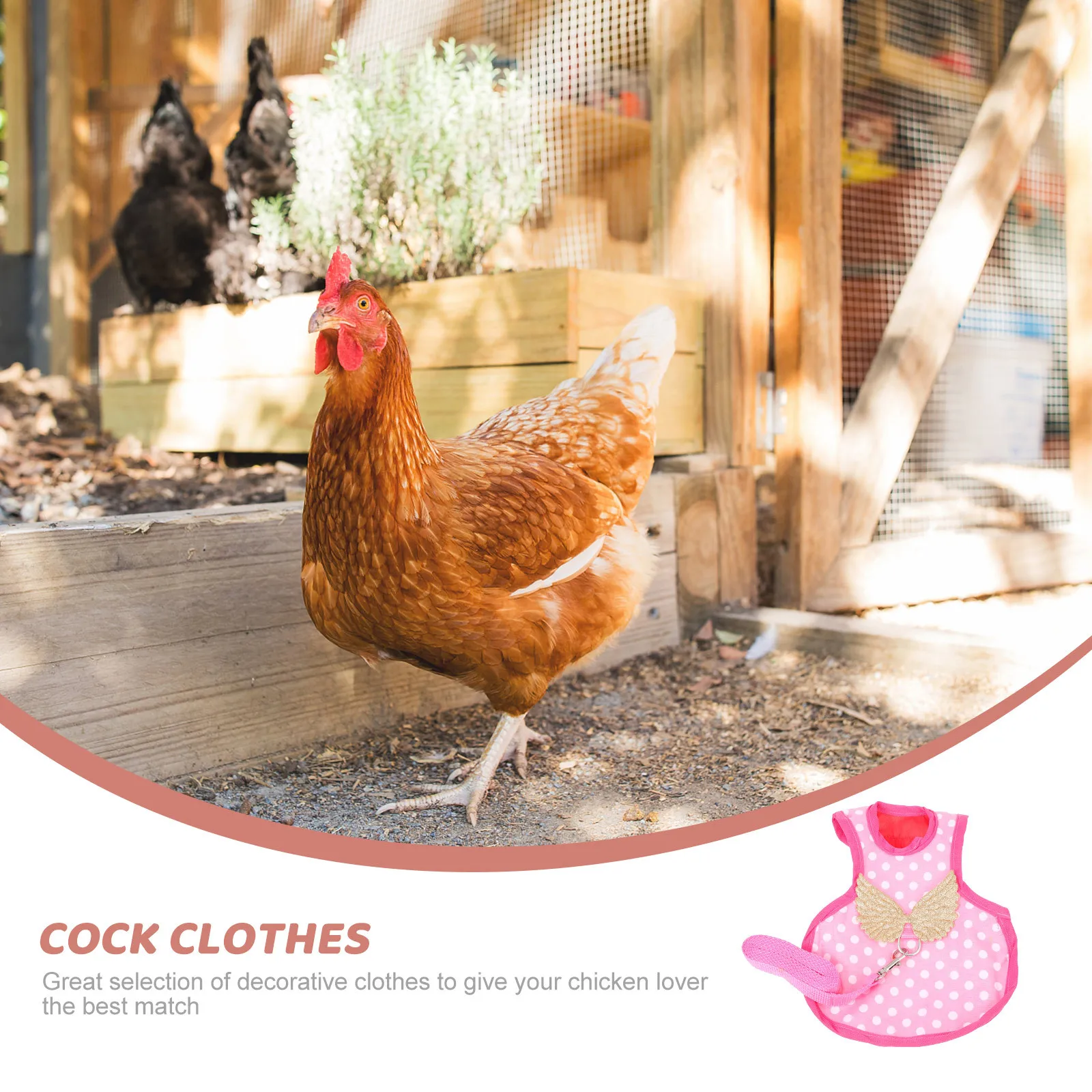 Chicken Harness Adjustable Polyester Durable Hen Pet Harness Outdoor Walking Leash Rooster Costume Rooster Costume
Chicken Harness Adjustable Polyester Durable Hen Pet Harness Outdoor Walking Leash Rooster Costume Rooster Costume