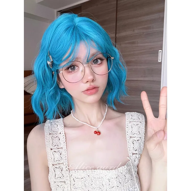 Wig Short Hair Summer Beach Lolita Curls Bangs Internet Celebrity Jk Full Headgear Short Curly Hair
Wig Short Hair Summer Beach Lolita Curls Bangs Internet Celebrity Jk Full Headgear Short Curly Hair