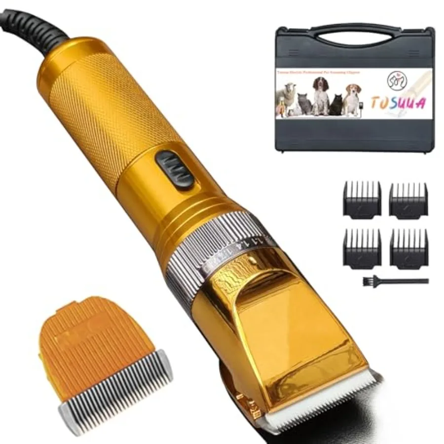 Heavy Duty Pet Grooming Clippers Powerful 36V Motor for Thick Coats Professional Grooming Shears Fur Hair Trimmers Tool for Dog
Heavy Duty Pet Grooming Clippers Powerful 36V Motor for Thick Coats Professional Grooming Shears Fur Hair Trimmers Tool for Dog