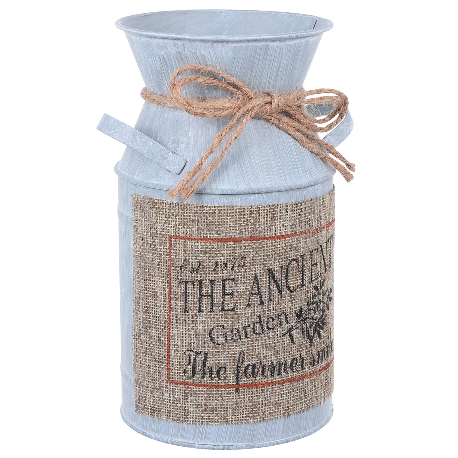 Iron Bucket Vintage Hemp Cloth Planter For Garden Home Office Decor Flower Arrangement Centerpiece Gift Iron Flower Pot
Iron Bucket Vintage Hemp Cloth Planter For Garden Home Office Decor Flower Arrangement Centerpiece Gift Iron Flower Pot