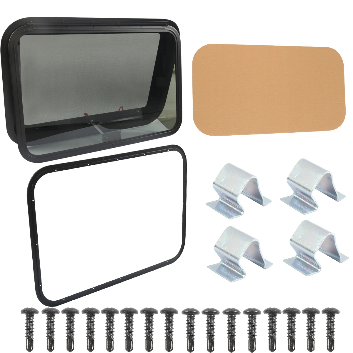 Intelligent Library RV Casement Window 30*20 Inch Casement Window With Mesh Screen For RVs And Campers (with Screws) Tinted RV
Intelligent Library RV Casement Window 30*20 Inch Casement Window With Mesh Screen For RVs And Campers (with Screws) Tinted RV