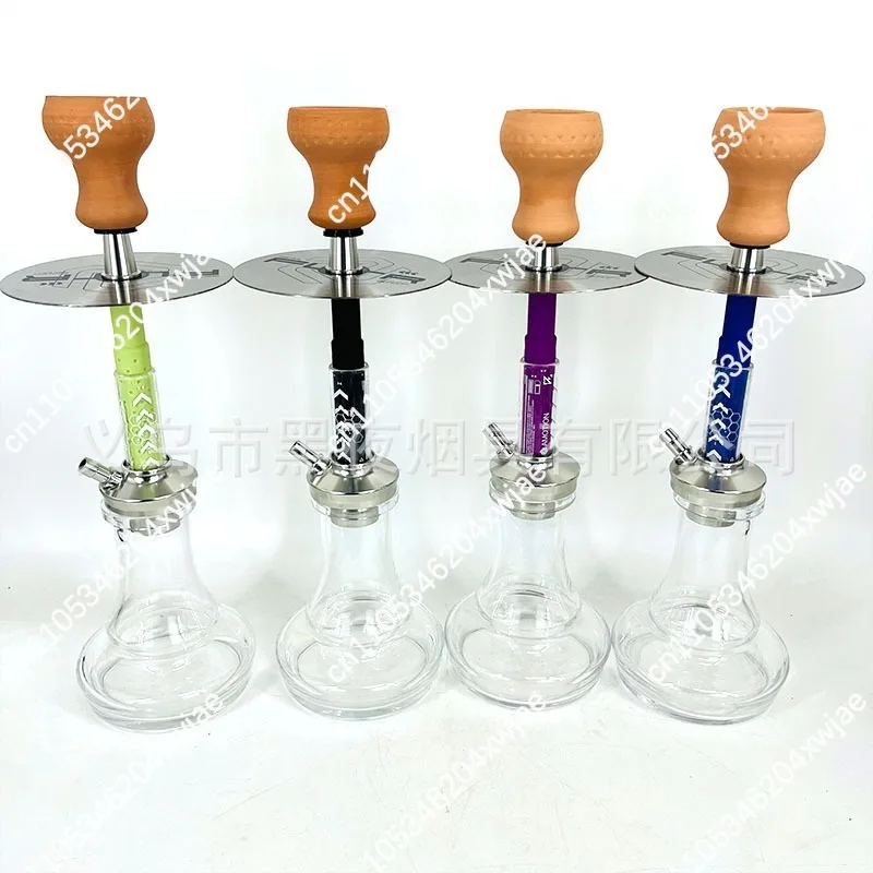 Современный комплект для кальяна с одним выносом, алюминиевая конструкция со стеклянным основанием и аксессуарами
Современный комплект для кальяна с одним выносом, алюминиевая конструкция со стеклянным основанием и аксессуарами