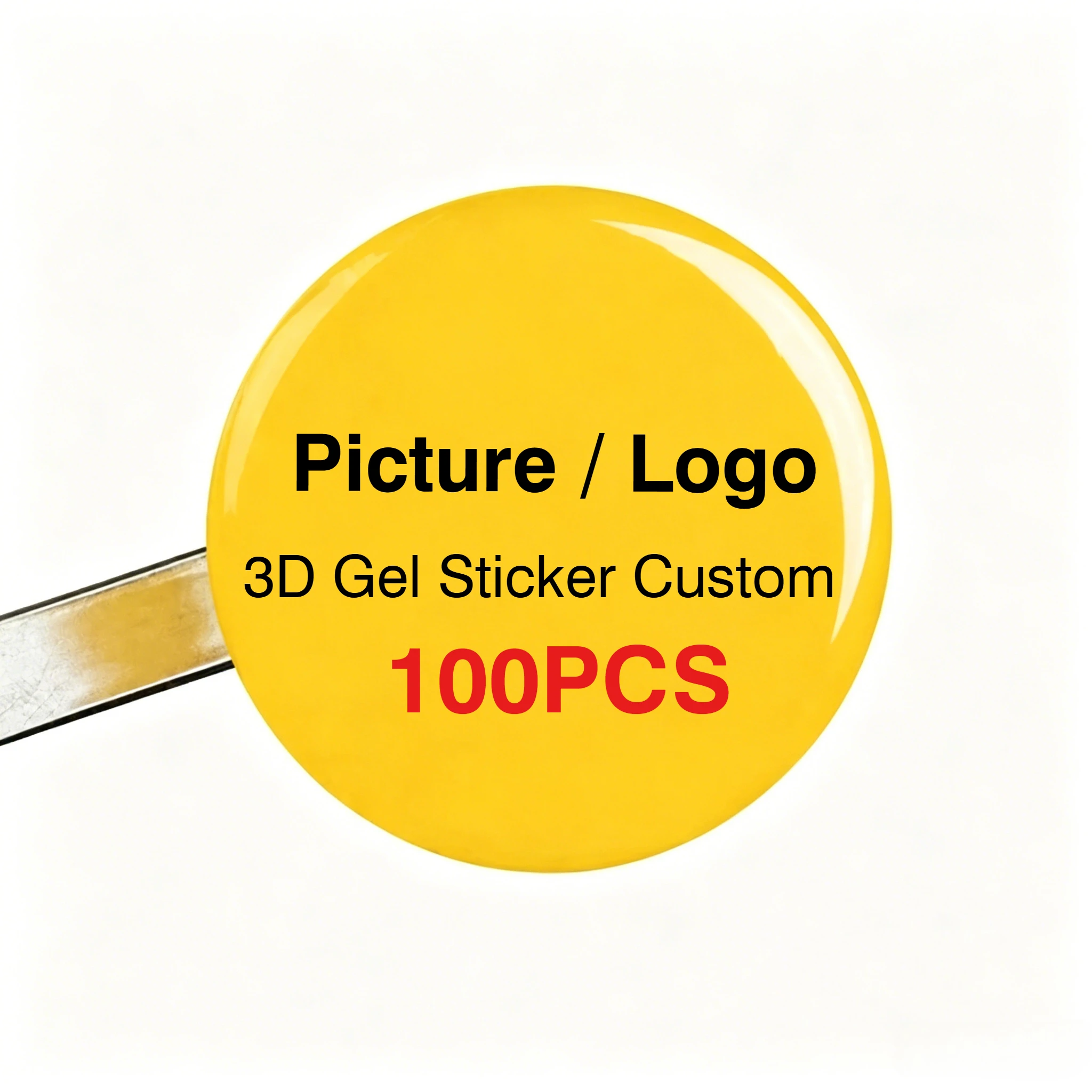 100PCS Custom LOGO 3D Crystal Stickers Self-Adhesive Sticker Epoxy Resin Dome Waterproof Labels
100PCS Custom LOGO 3D Crystal Stickers Self-Adhesive Sticker Epoxy Resin Dome Waterproof Labels