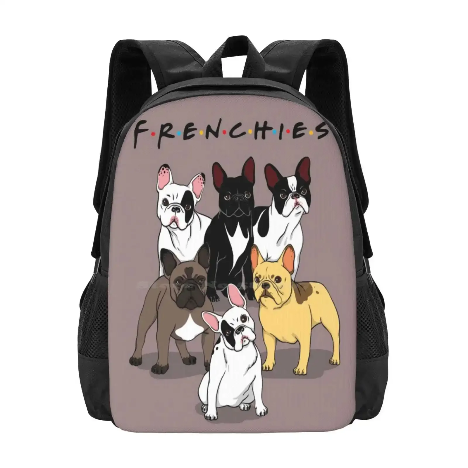 Frenchies School Bags For Teenage Girls Laptop Travel Bags Dog Lover Pets Frenchie I Love Dogs French Bulldog Funny Dog Puppy
Frenchies School Bags For Teenage Girls Laptop Travel Bags Dog Lover Pets Frenchie I Love Dogs French Bulldog Funny Dog Puppy