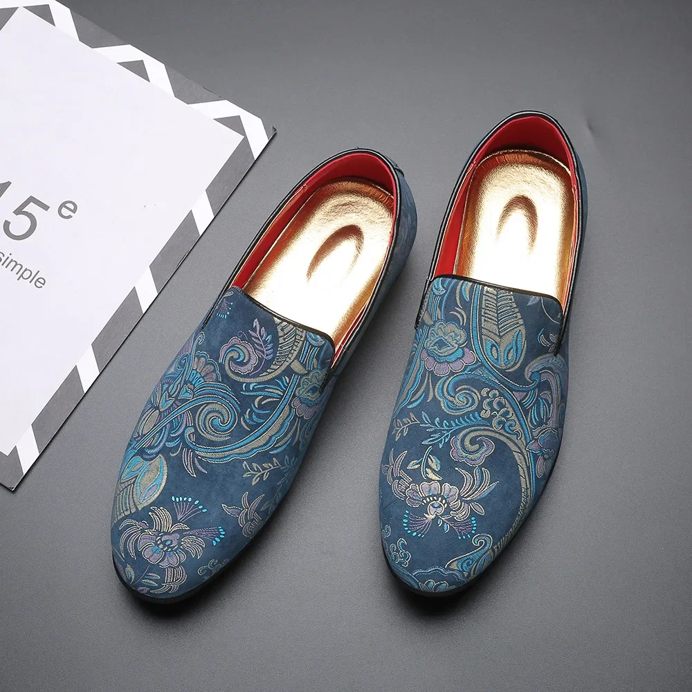 Red Sole Loafers for Men Slip-On Canvas Round Toe Handmade Fashion Business Men Shoes Size 38-48
Red Sole Loafers for Men Slip-On Canvas Round Toe Handmade Fashion Business Men Shoes Size 38-48