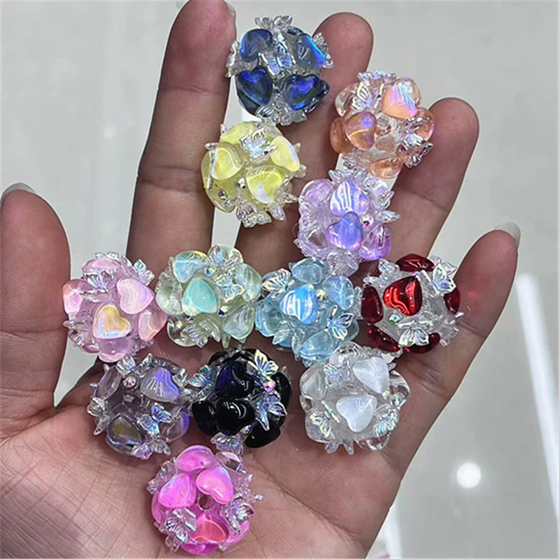 23MM Heavy Industry Flower Ball Glass Love/heart Cat's Eye Butterfly Beaded 20PCS DIY Jewelry Car Hanging Beaded Pen Accessories 
23MM Heavy Industry Flower Ball Glass Love/heart Cat's Eye Butterfly Beaded 20PCS DIY Jewelry Car Hanging Beaded Pen Accessories