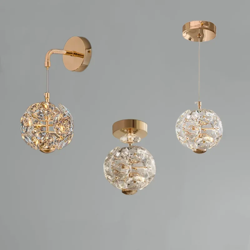 Modern Crystal Wall Lamp Bedroom Pendant Light Bedside Corridor Ceiling Kitchen Restaurant Entrance Sconce Led Fixture Lighting
Modern Crystal Wall Lamp Bedroom Pendant Light Bedside Corridor Ceiling Kitchen Restaurant Entrance Sconce Led Fixture Lighting
