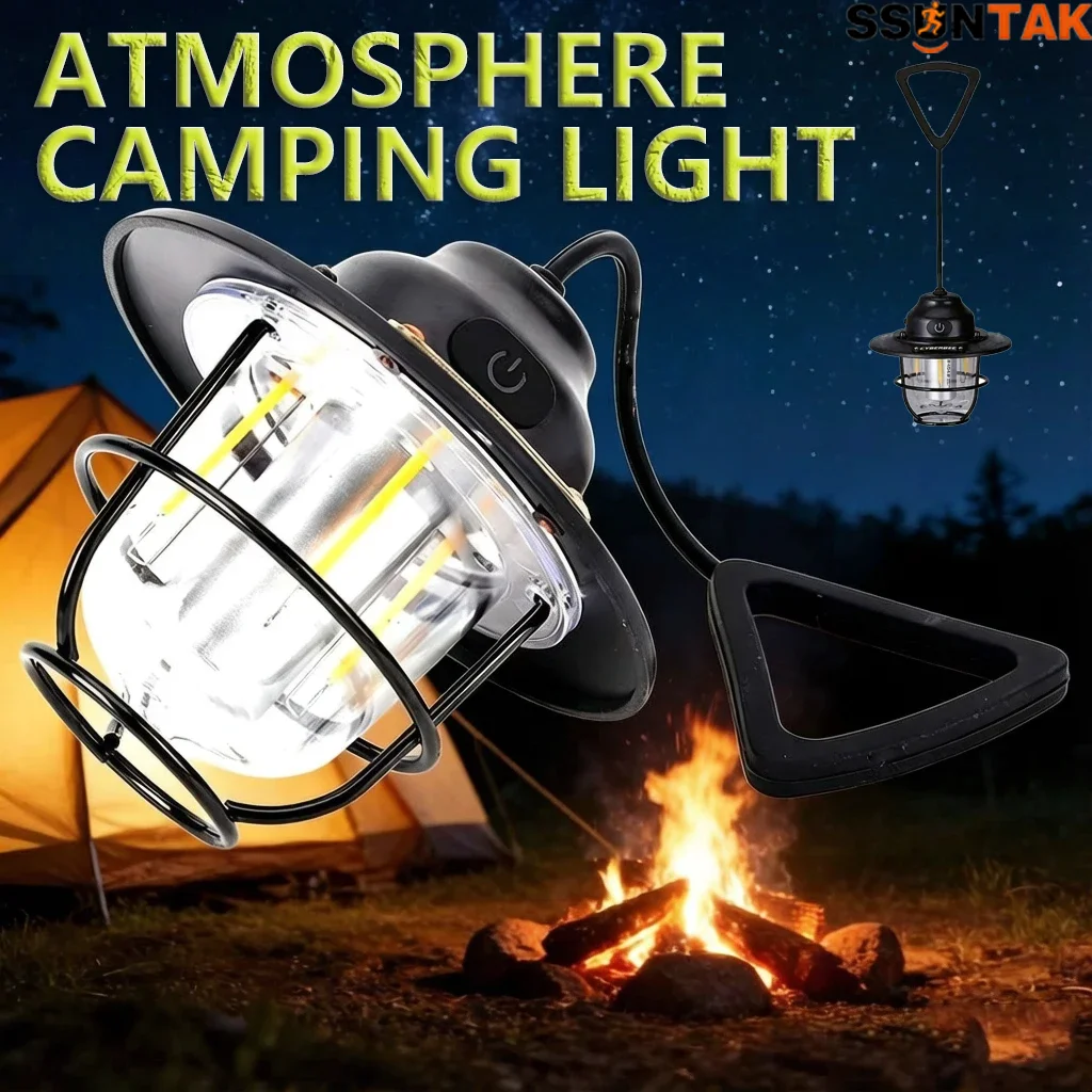 SSUNTAK Vintage Hanging Light Long Life Locking Pinecone Light Tent Canopy Flashlight-4 Modes Dimmable for Camp Patio Hike Fish
SSUNTAK Vintage Hanging Light Long Life Locking Pinecone Light Tent Canopy Flashlight-4 Modes Dimmable for Camp Patio Hike Fish