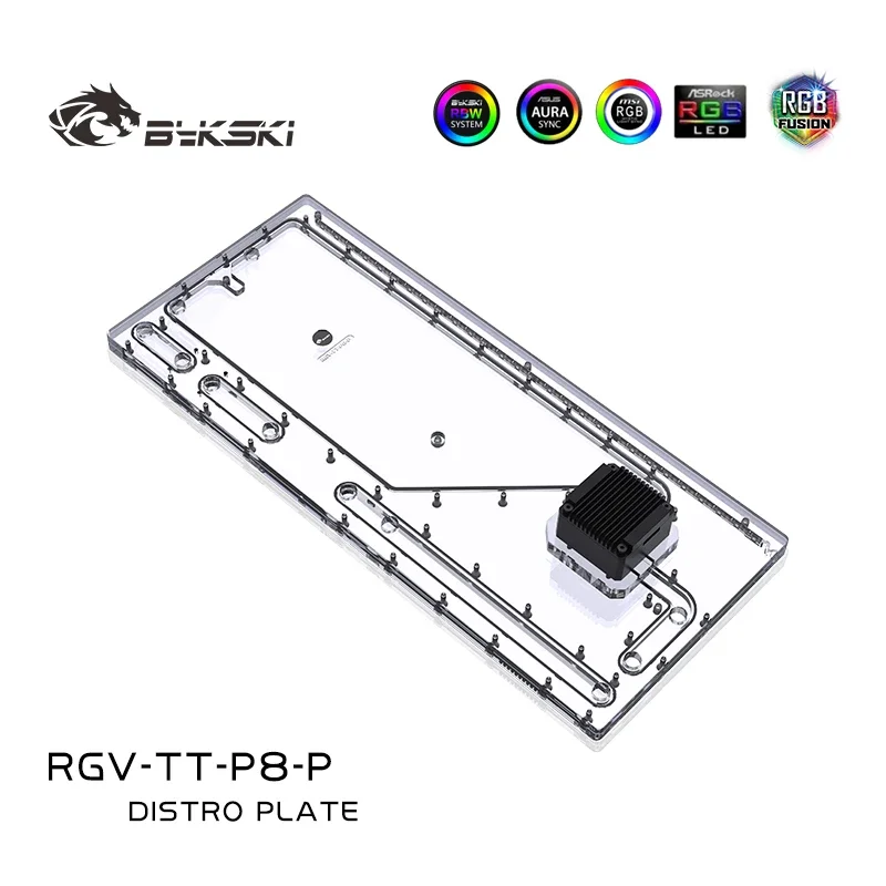 Bykski Distro Plate for Thermaltake Core P8 Computer Case for CPU/GPU Water Cooling Block Radiator Support DDC Pump,RGV-TT-P8-P
Bykski Distro Plate for Thermaltake Core P8 Computer Case for CPU/GPU Water Cooling Block Radiator Support DDC Pump,RGV-TT-P8-P
